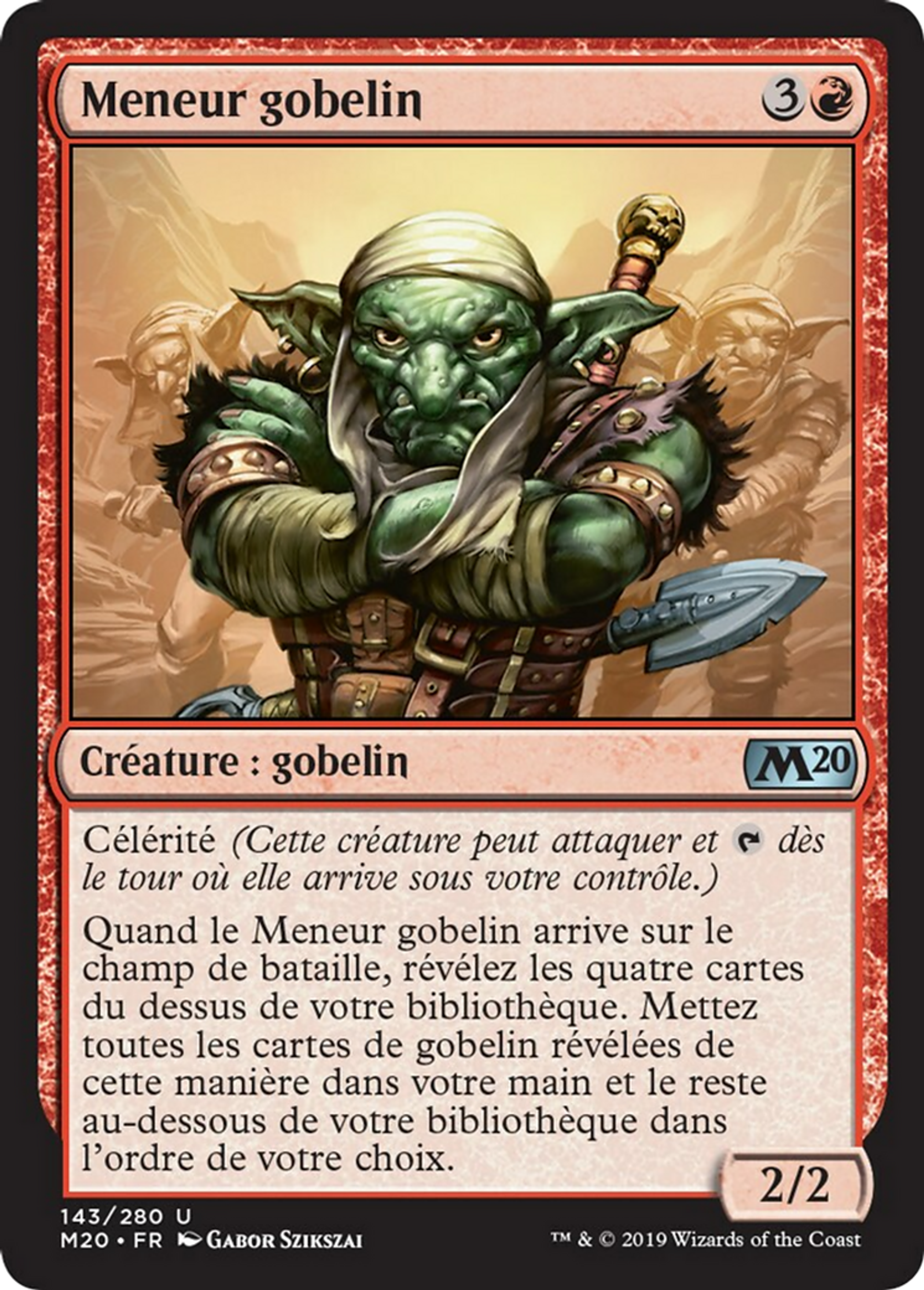 Meneur gobelin — Core Set 2020 — Magic: The Gathering
