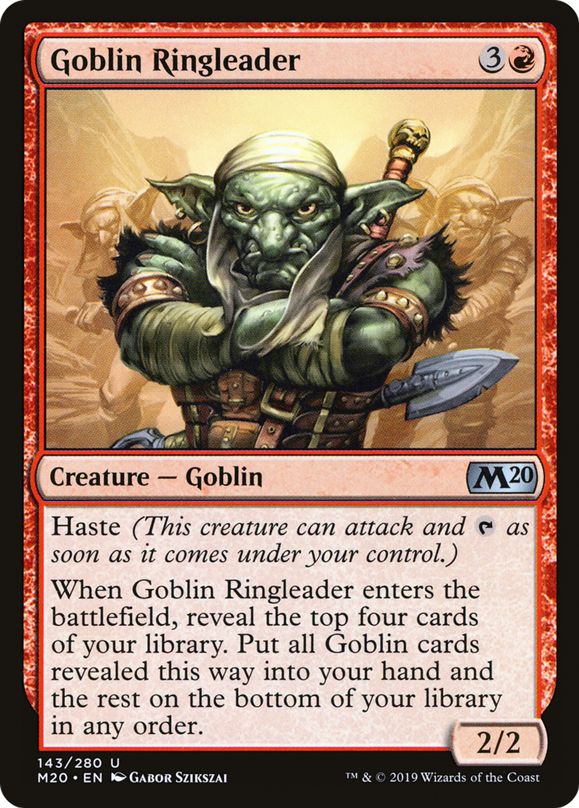 Goblin Ringleader — Core Set 2020 — Magic: The Gathering