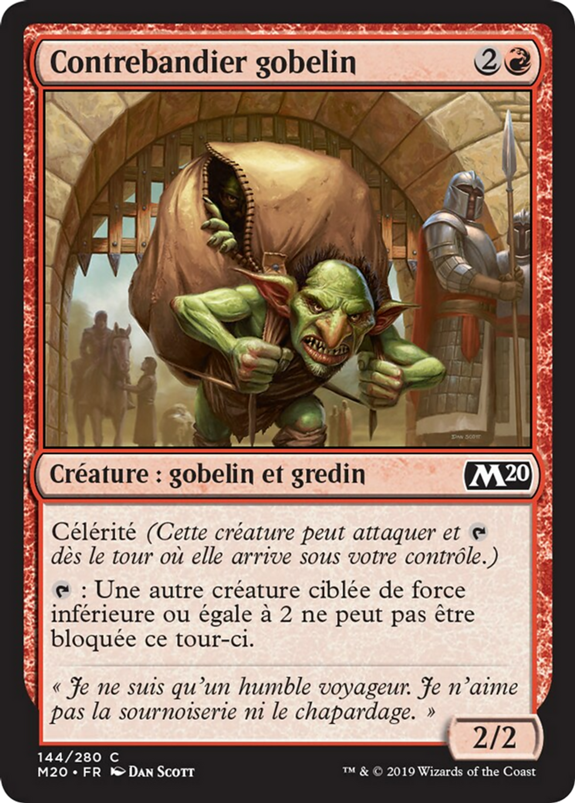 Contrebandier gobelin — Core Set 2020 — Magic: The Gathering