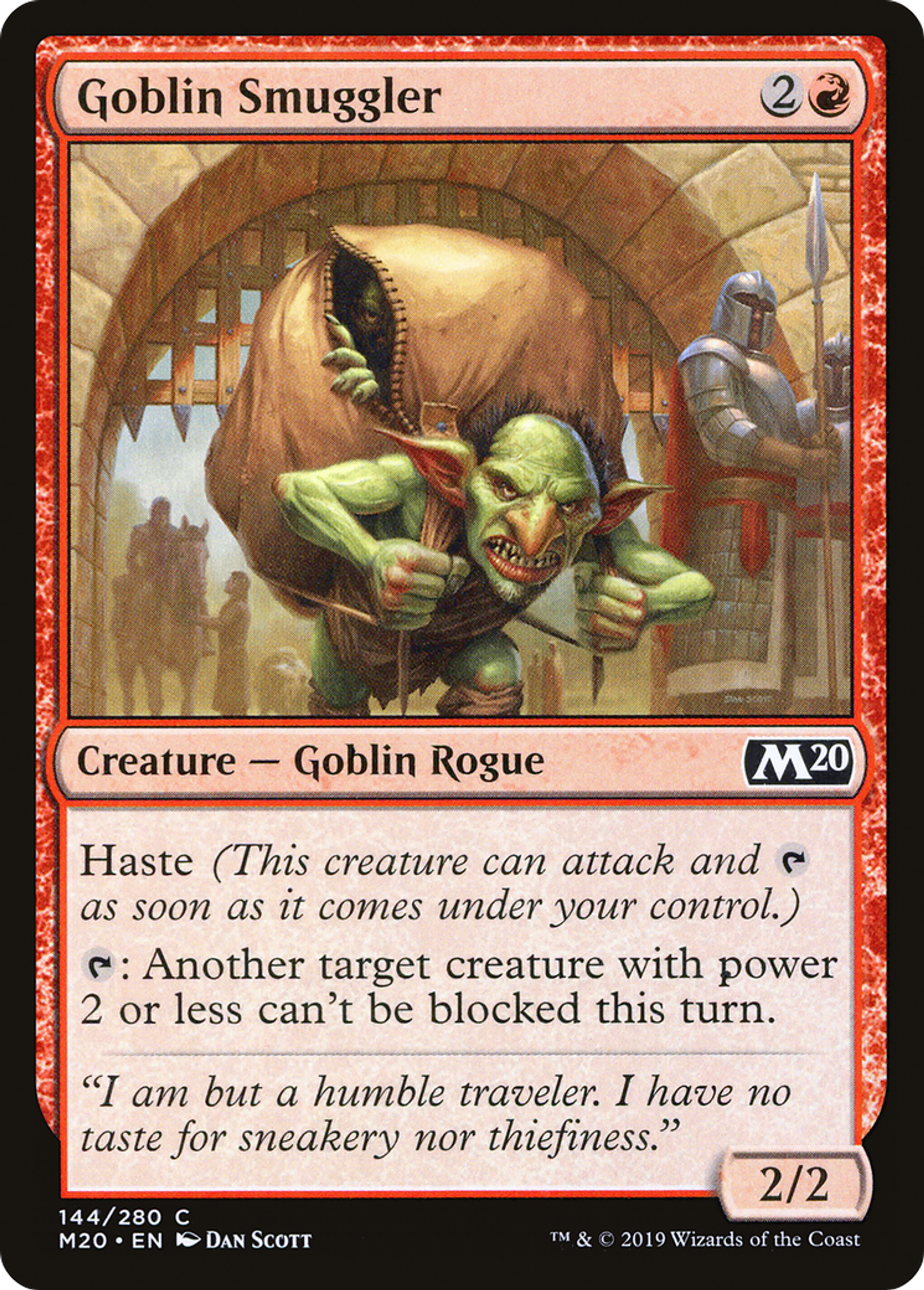 Goblin Smuggler — Core Set 2020 — Magic: The Gathering