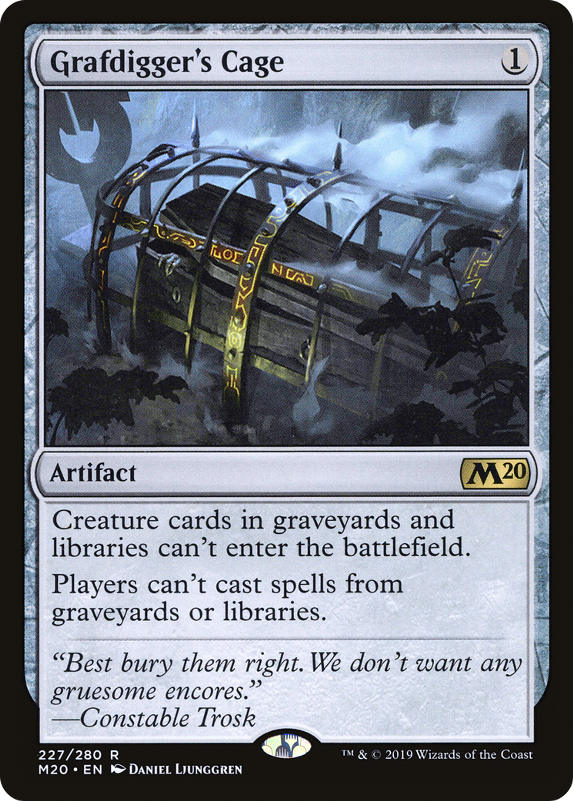 Grafdigger's Cage — Core Set 2020 — Magic: The Gathering