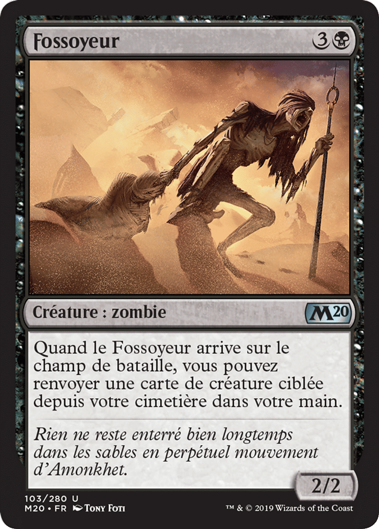 Fossoyeur — Core Set 2020 — Magic: The Gathering
