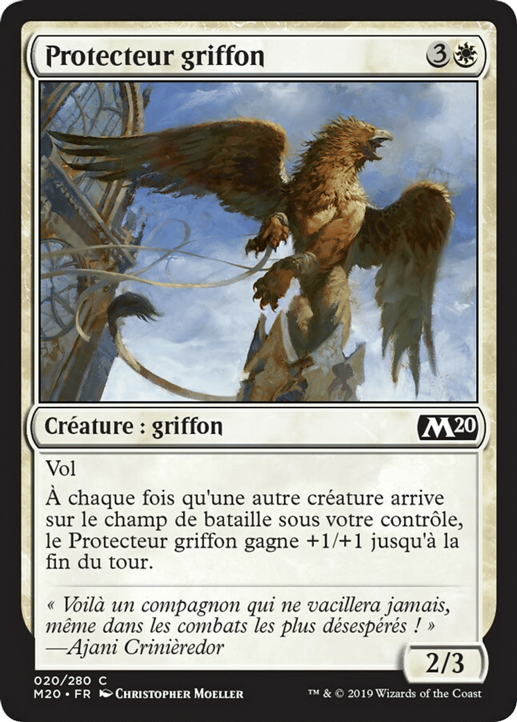 Protecteur griffon — Core Set 2020 — Magic: The Gathering