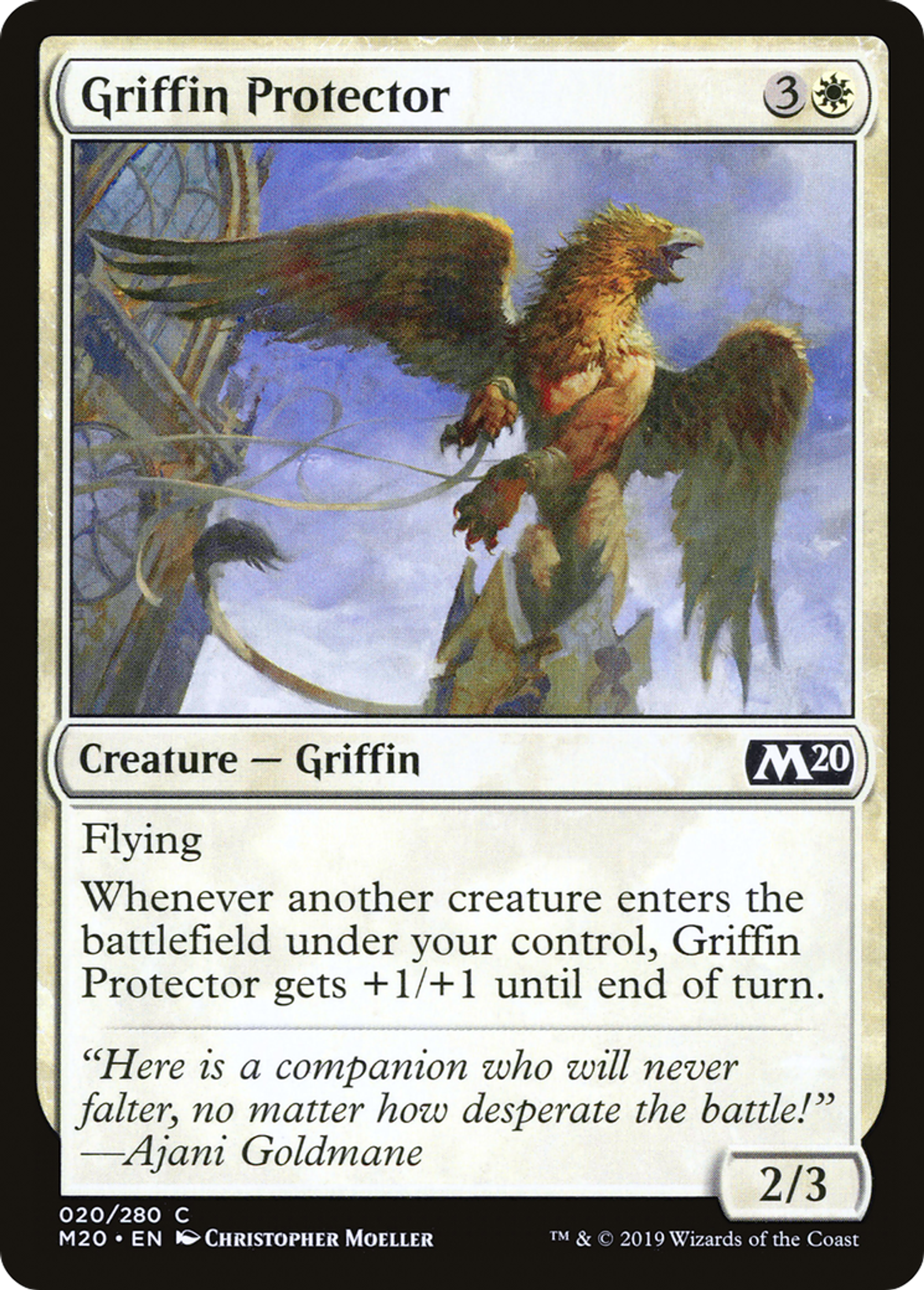 Griffin Protector — Core Set 2020 — Magic: The Gathering