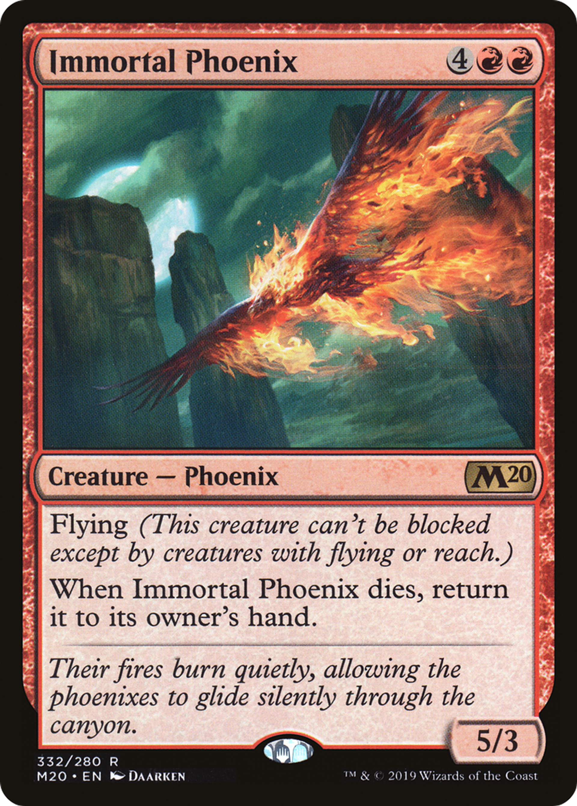 Immortal Phoenix — Core Set 2020 — Magic: The Gathering