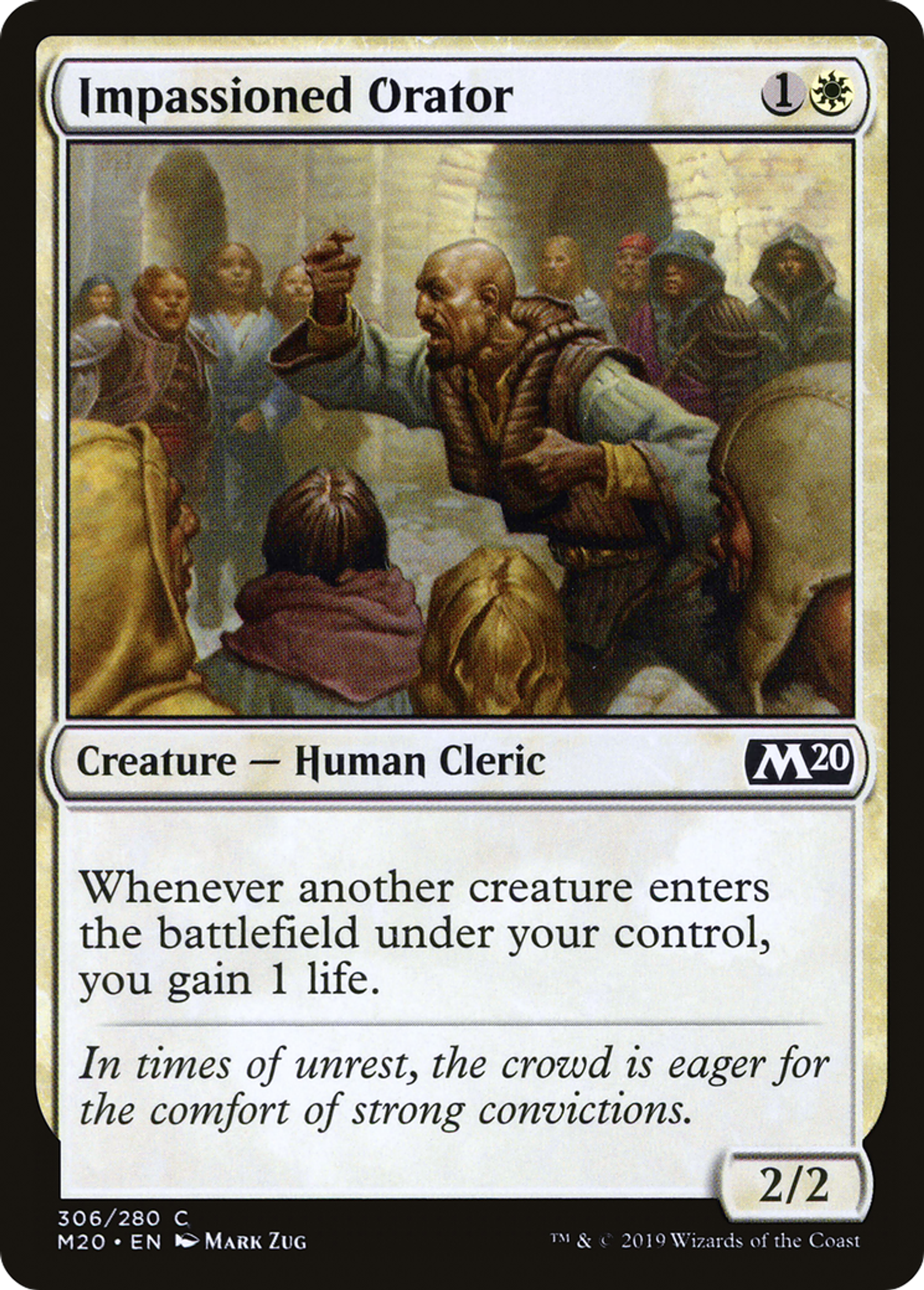 Impassioned Orator — Core Set 2020 — Magic: The Gathering
