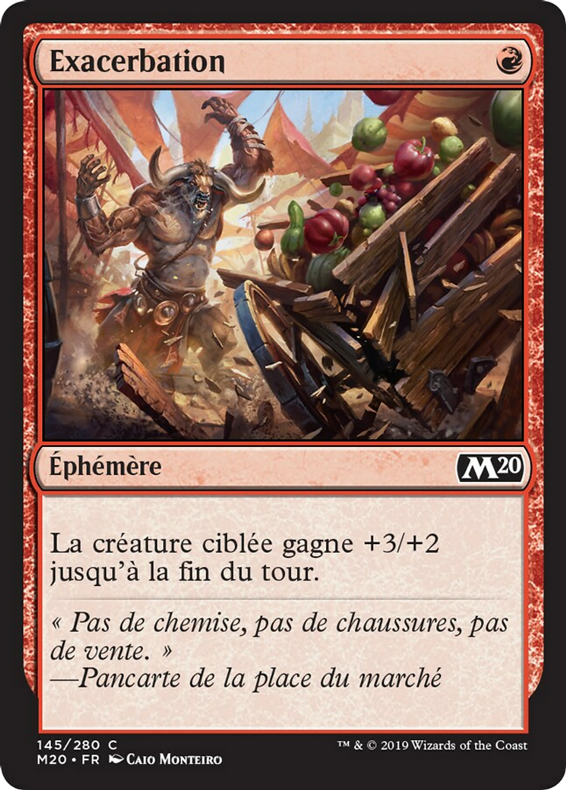 Exacerbation — Core Set 2020 — Magic: The Gathering