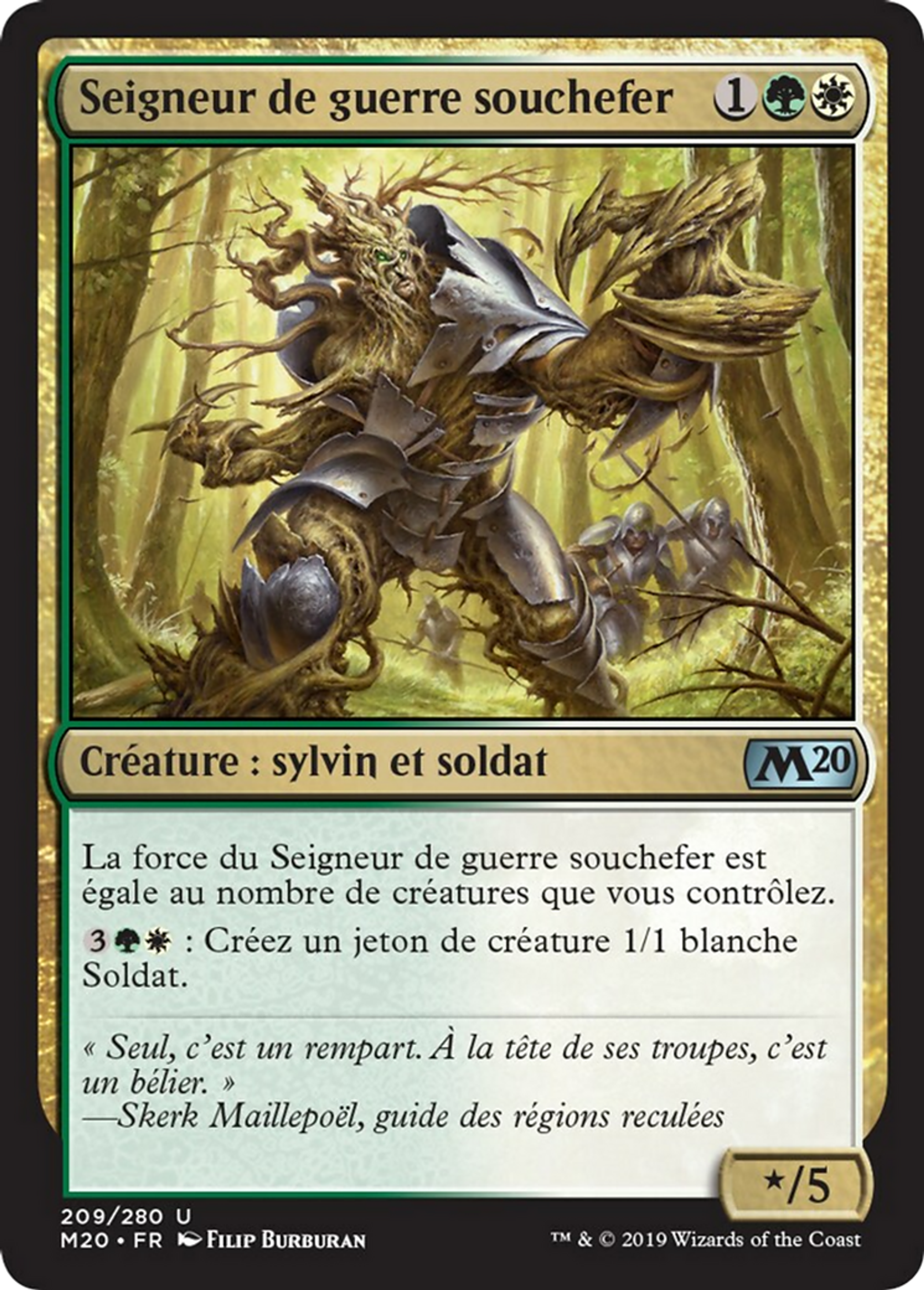 Seigneur de guerre souchefer — Core Set 2020 — Magic: The Gathering