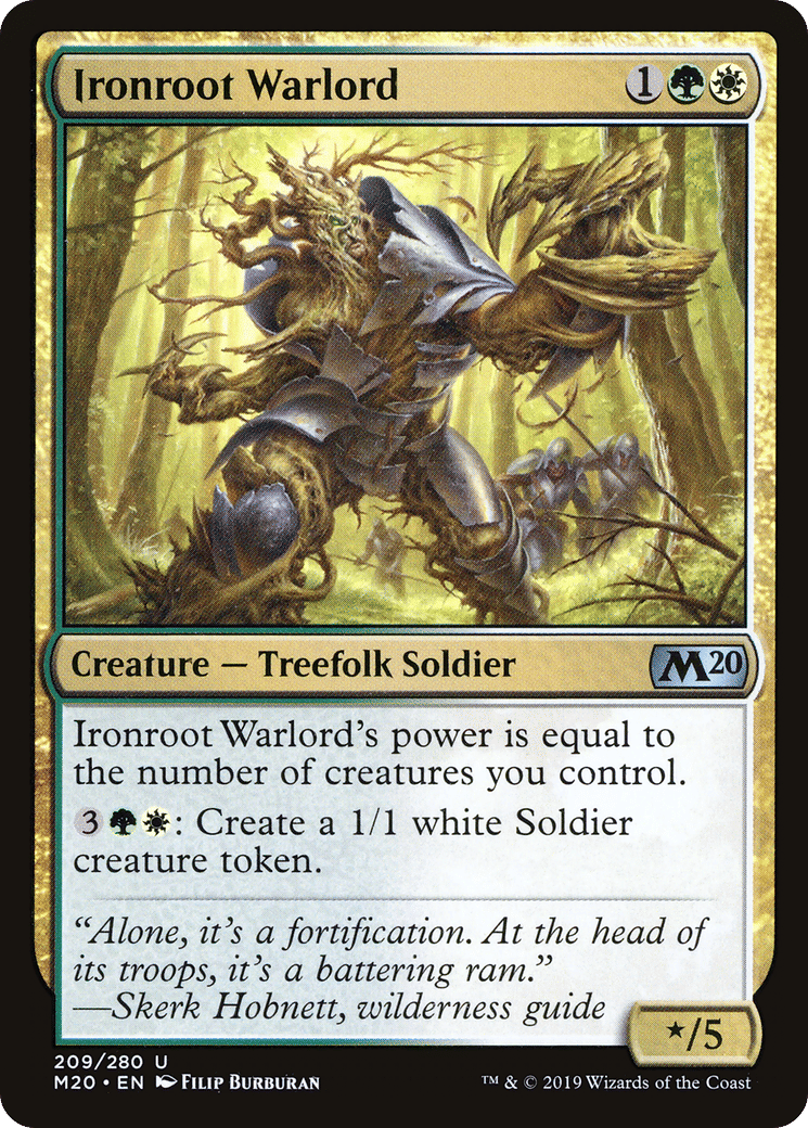 Ironroot Warlord — Core Set 2020 — Magic: The Gathering