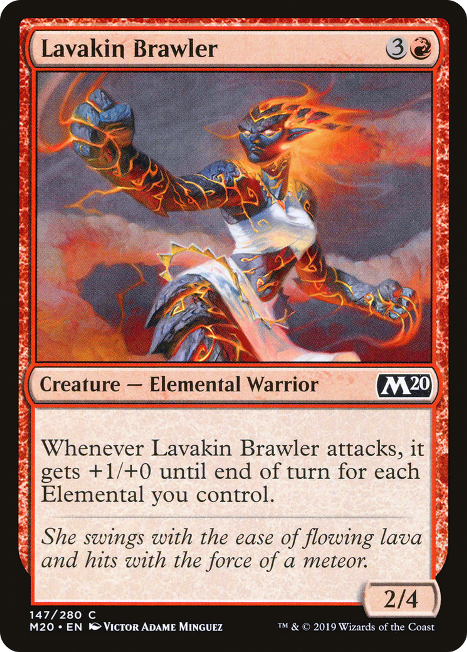 Lavakin Brawler — Core Set 2020 — Magic: The Gathering