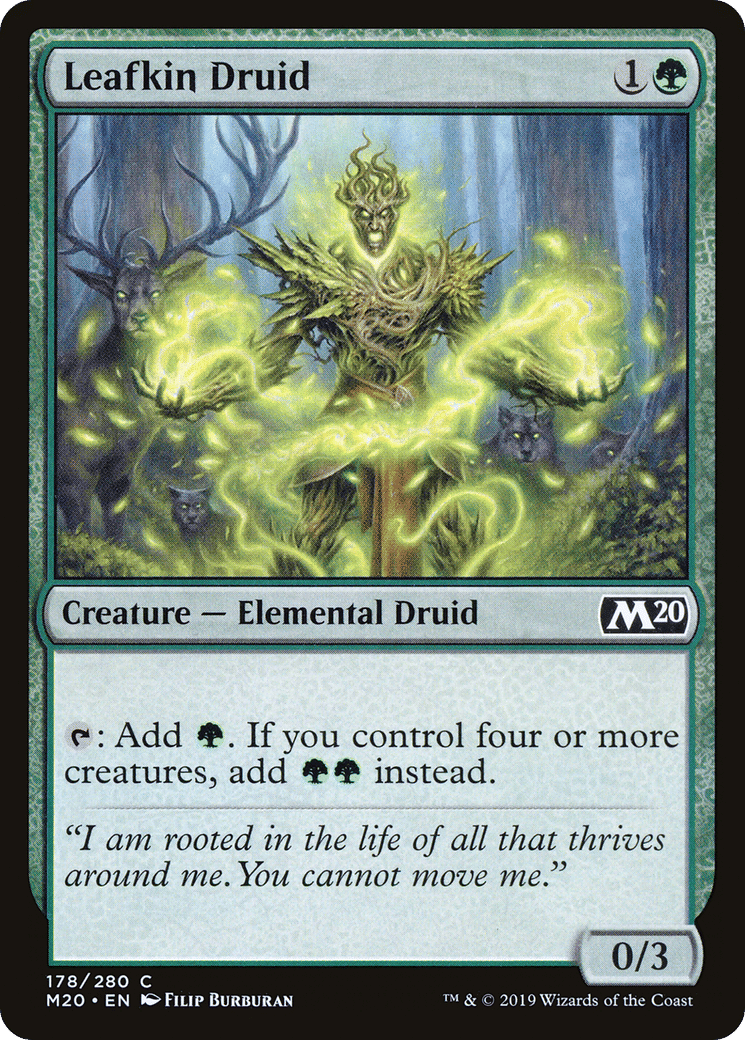 Leafkin Druid — Core Set 2020 — Magic: The Gathering