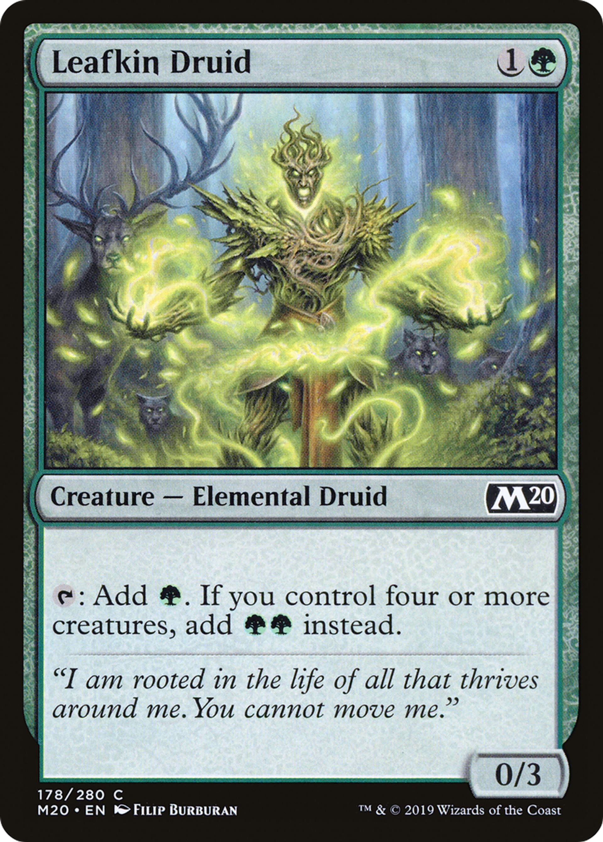 Leafkin Druid — Core Set 2020 — Magic: The Gathering