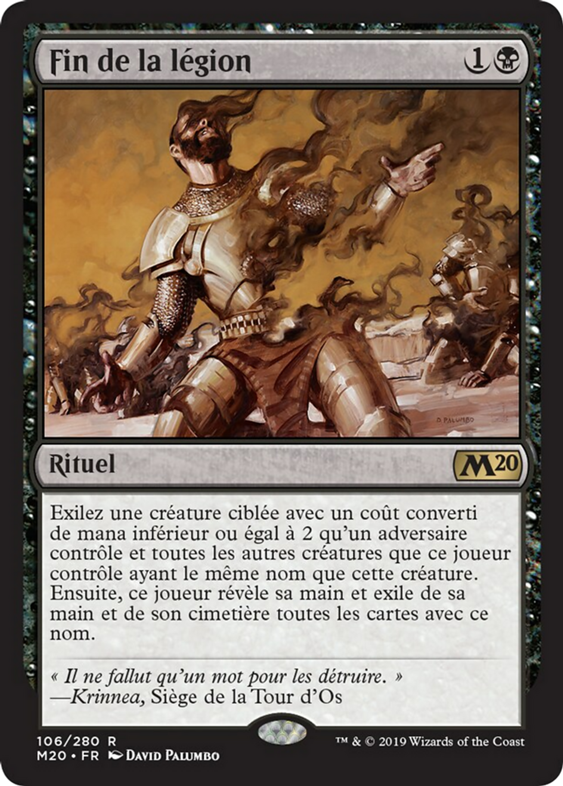 Fin de la légion — Core Set 2020 — Magic: The Gathering