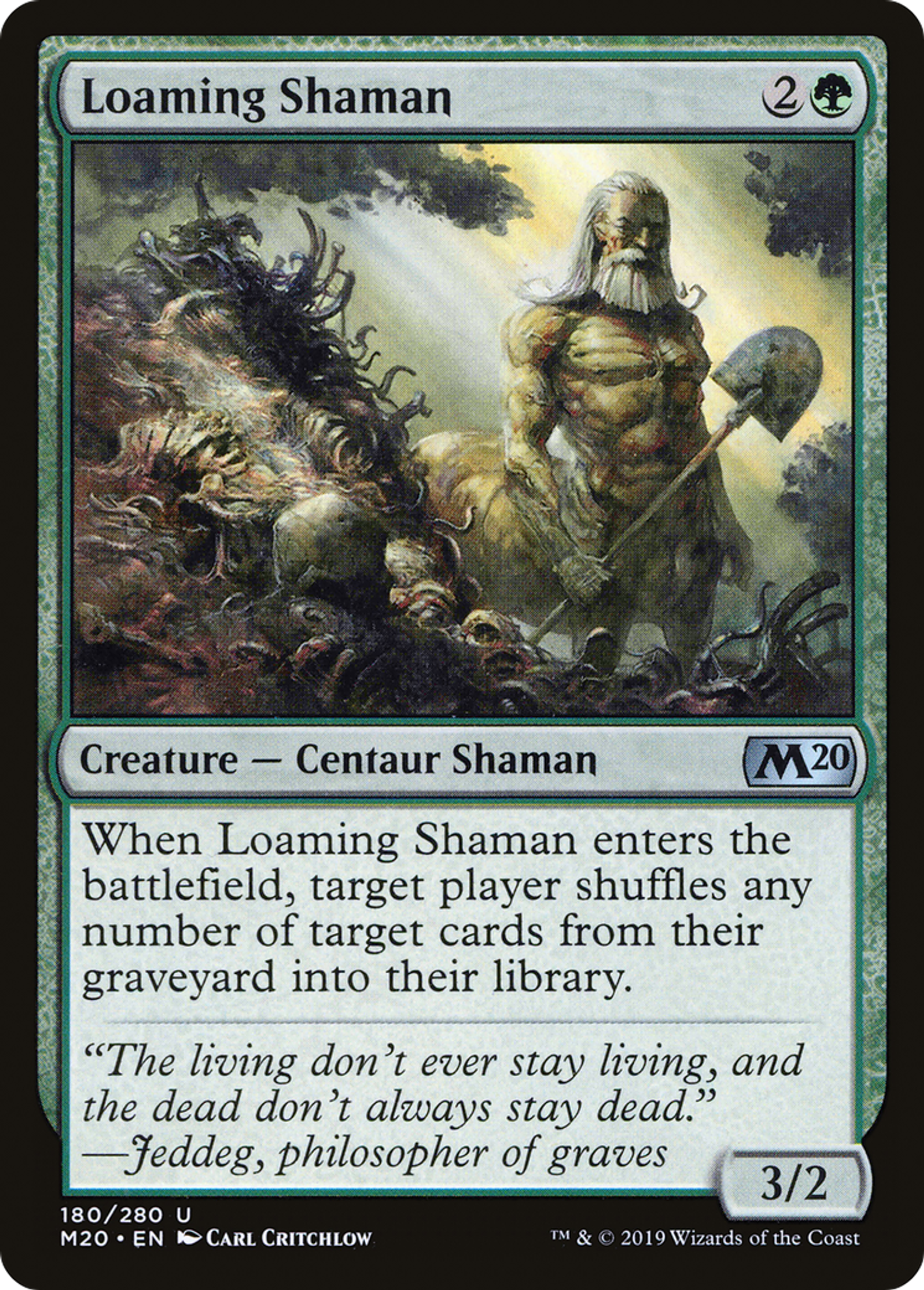 Loaming Shaman — Core Set 2020 — Magic: The Gathering