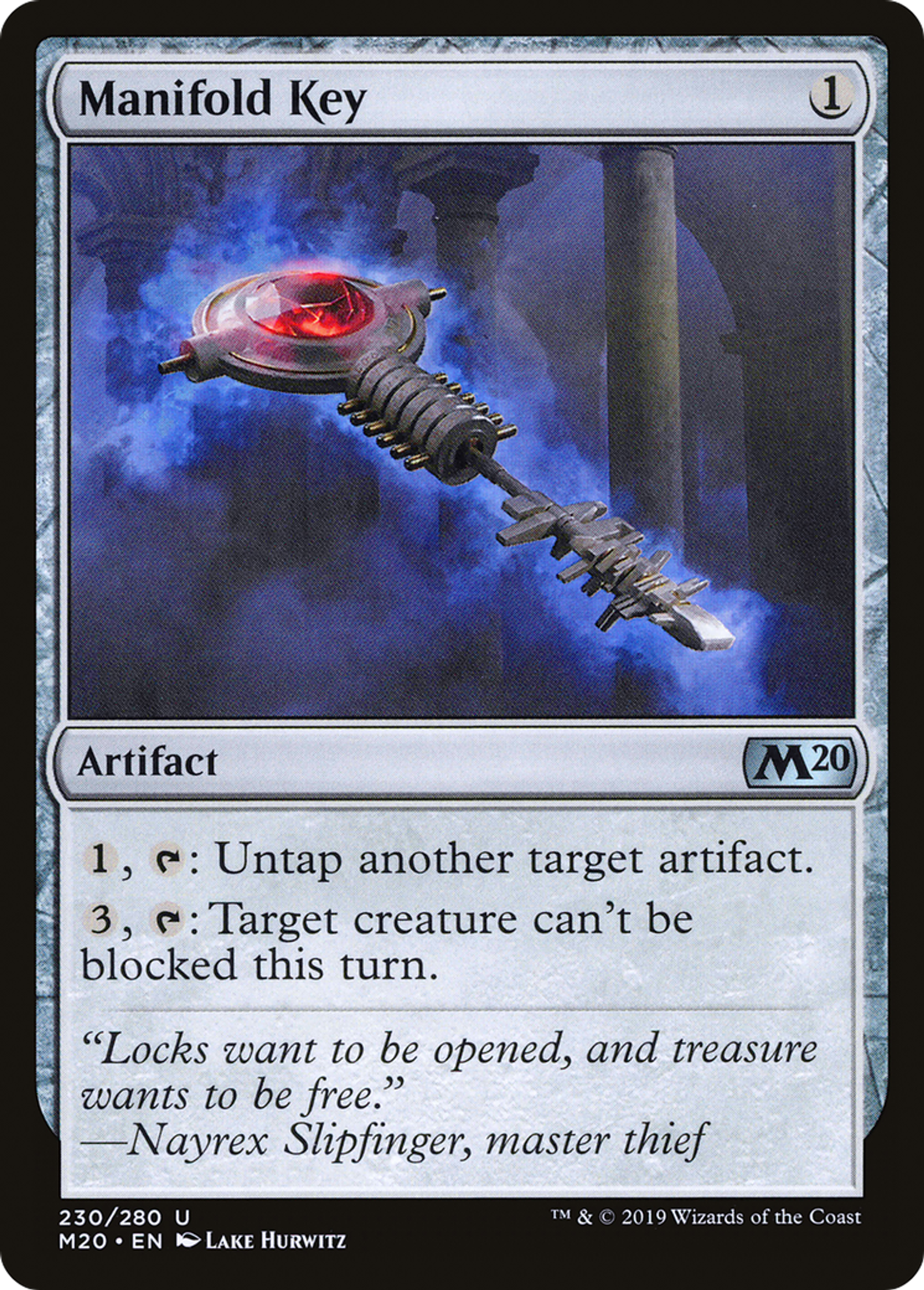 Manifold Key — Core Set 2020 — Magic: The Gathering