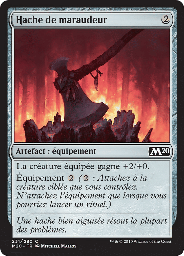 Hache de maraudeur — Core Set 2020 — Magic: The Gathering