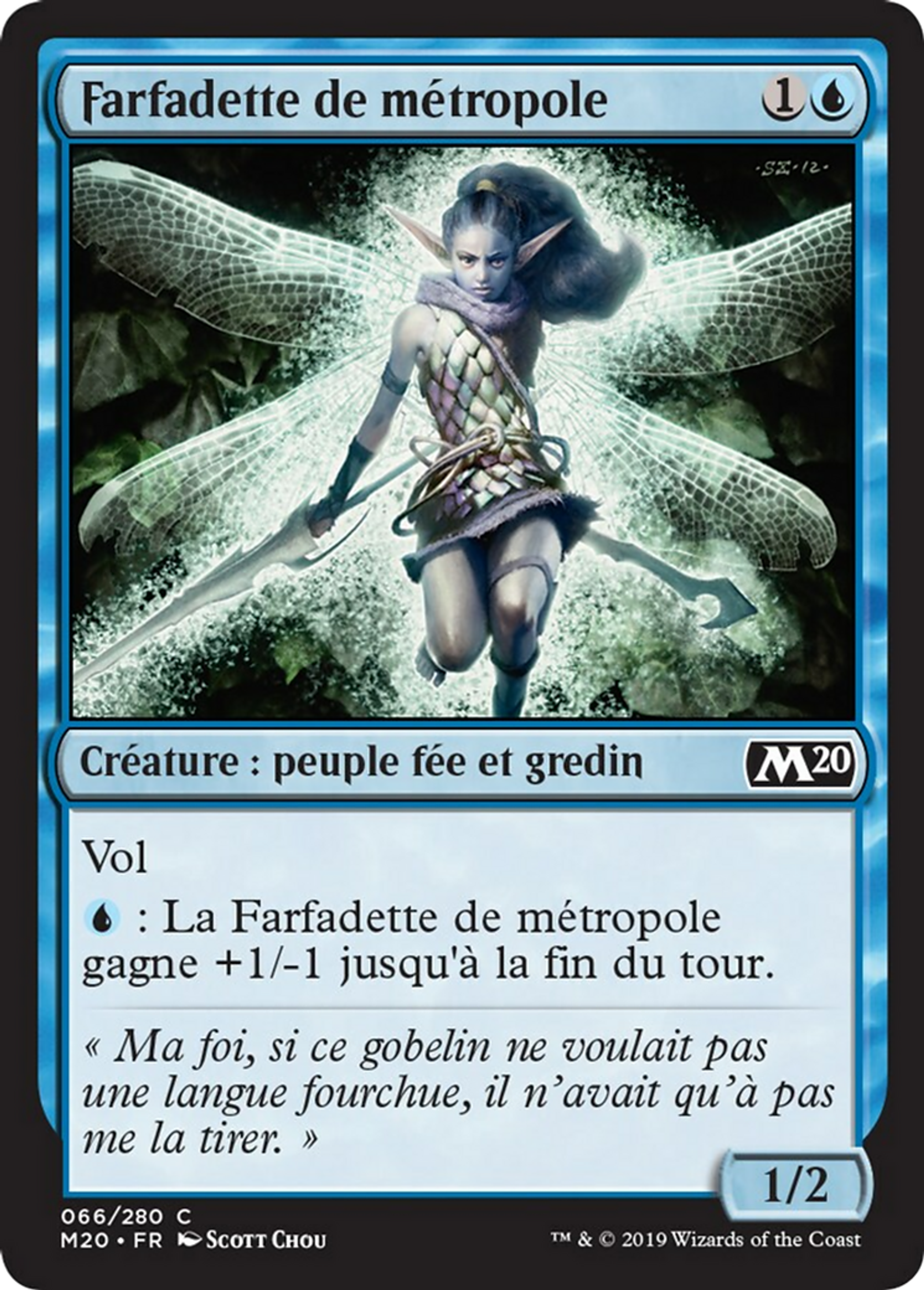 Farfadette de métropole — Core Set 2020 — Magic: The Gathering