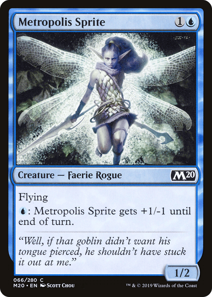 Metropolis Sprite — Core Set 2020 — Magic: The Gathering