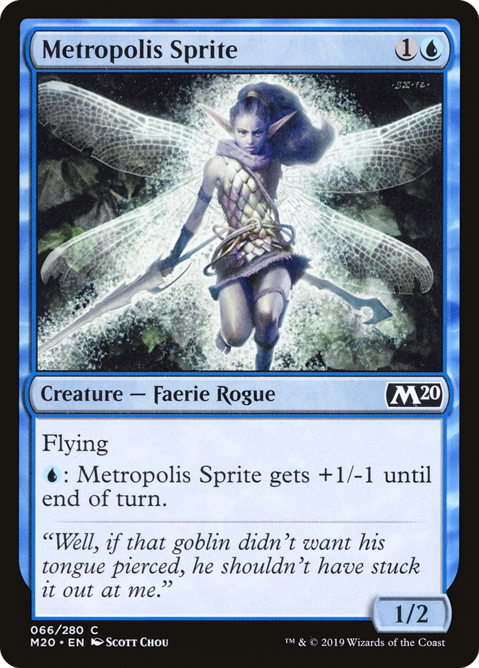 Farfadette de métropole — Core Set 2020 — Magic: The Gathering