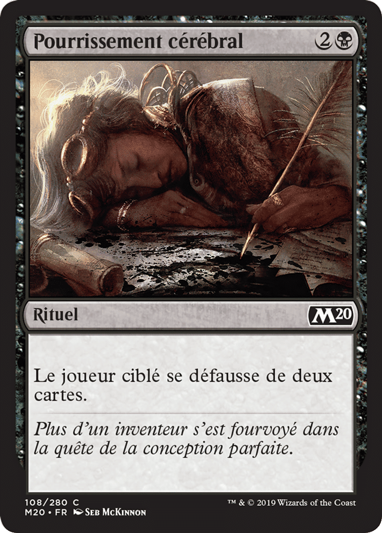 Pourrissement cérébral — Core Set 2020 — Magic: The Gathering