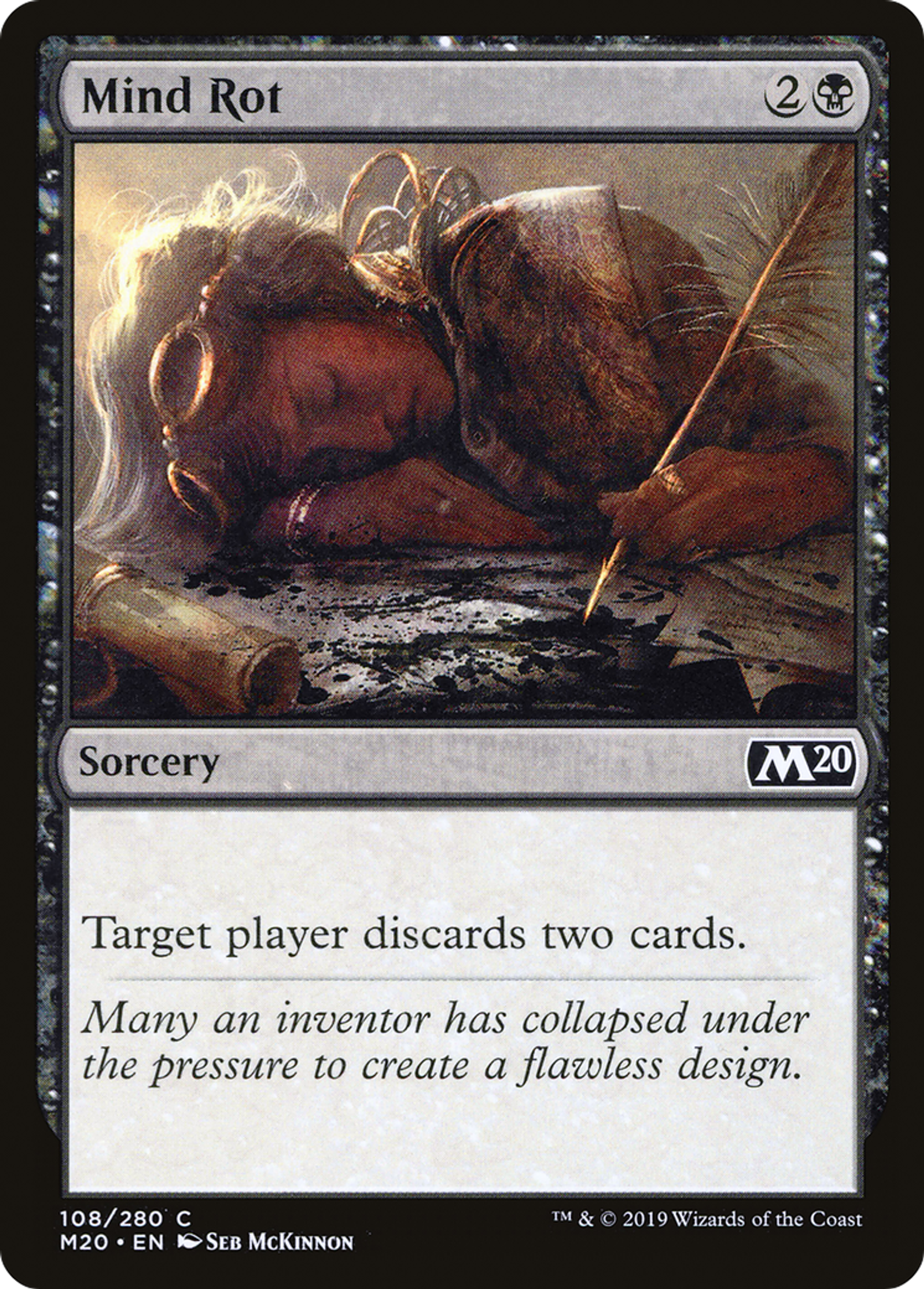 Mind Rot — Core Set 2020 — Magic: The Gathering