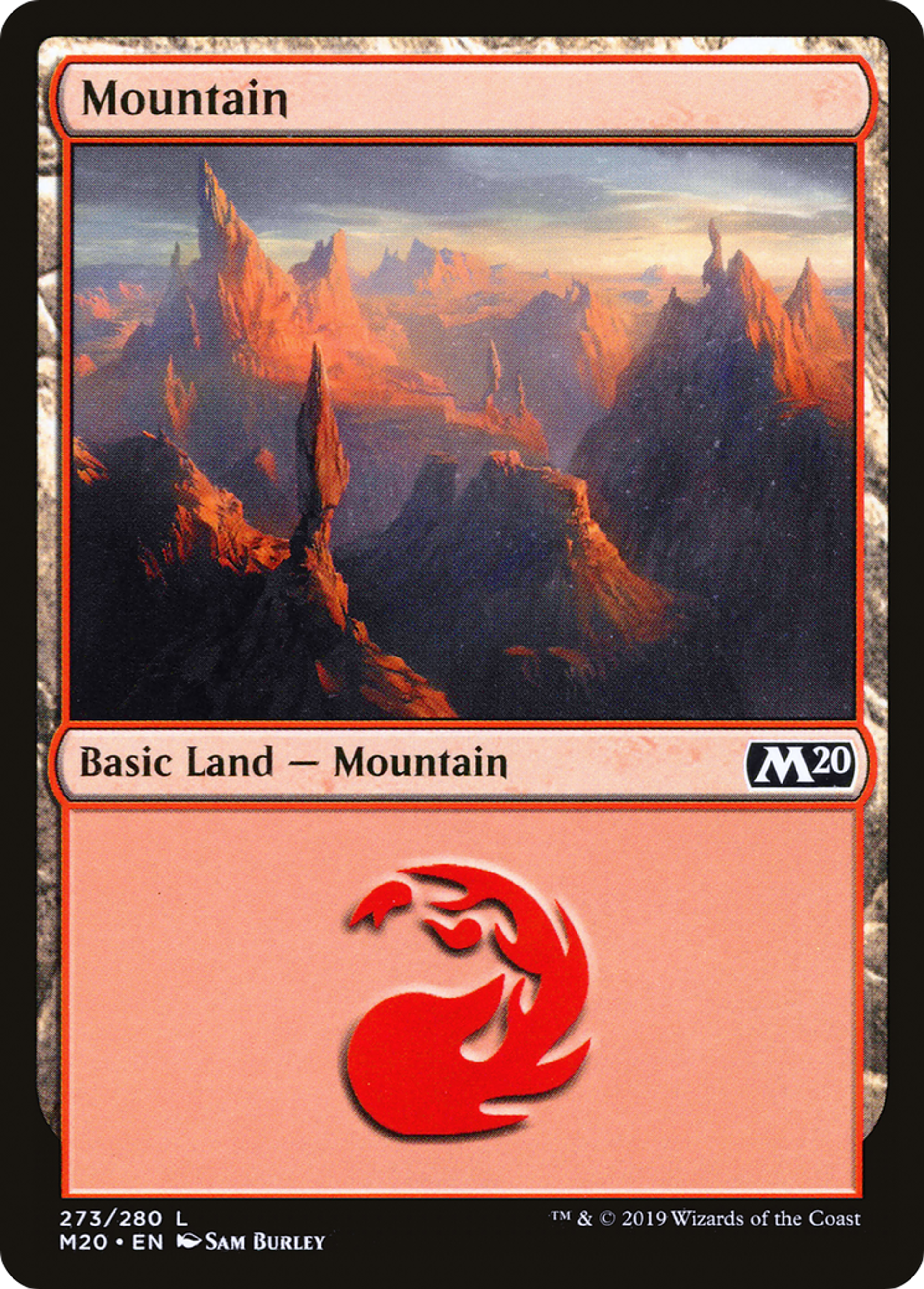 Mountain — Core Set 2020 — Magic: The Gathering