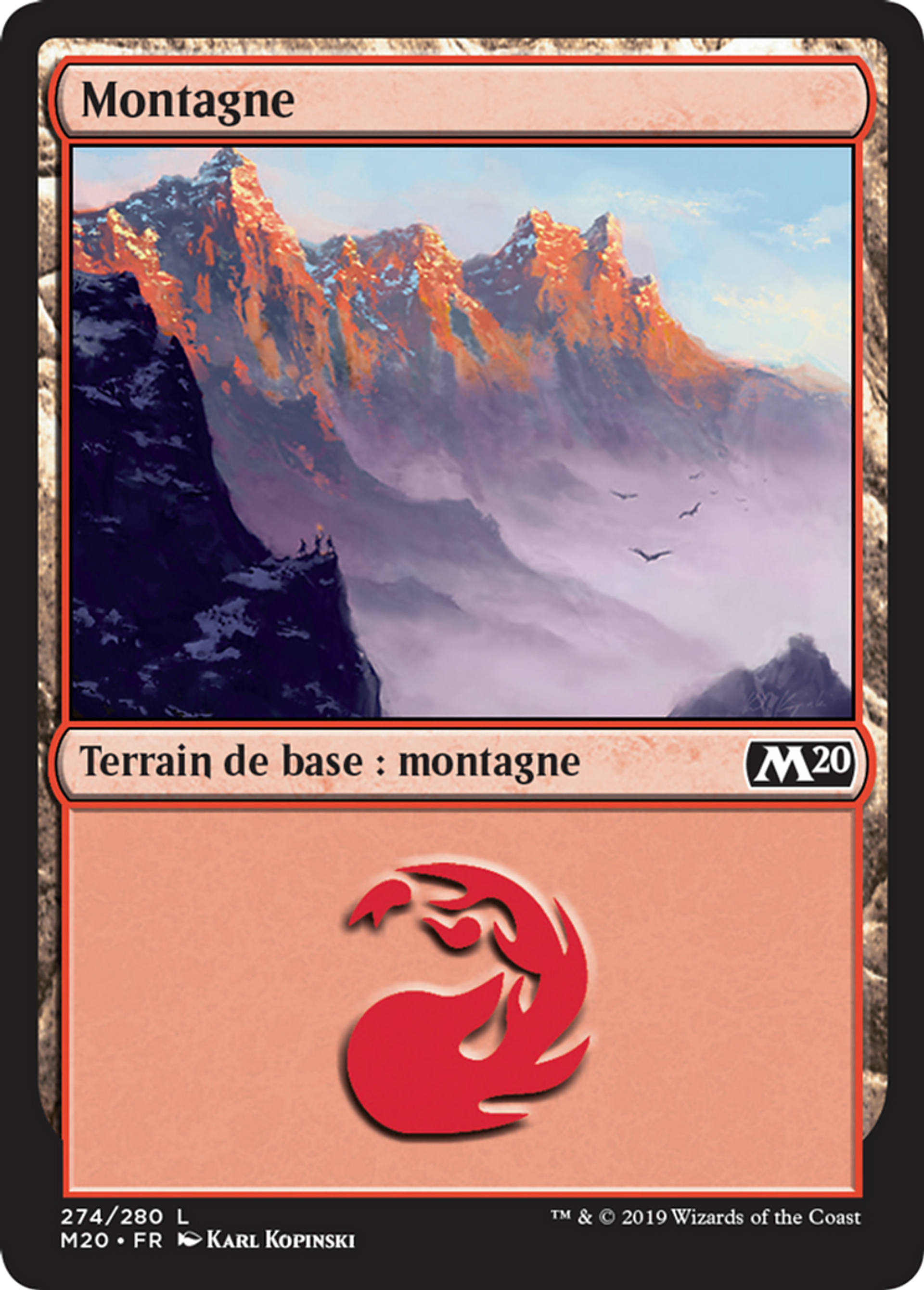 Montagne — Core Set 2020 — Magic: The Gathering