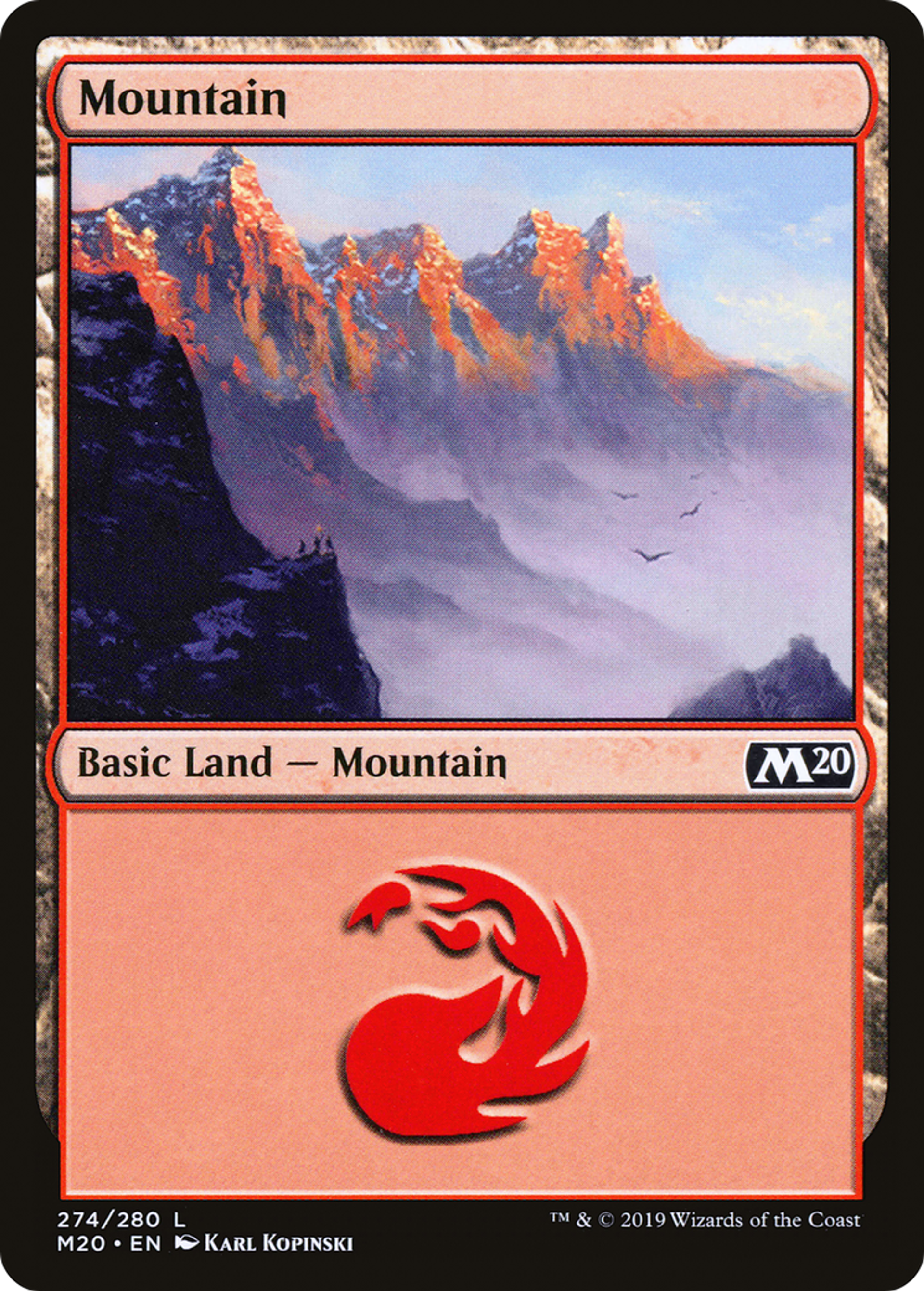 Mountain — Core Set 2020 — Magic: The Gathering