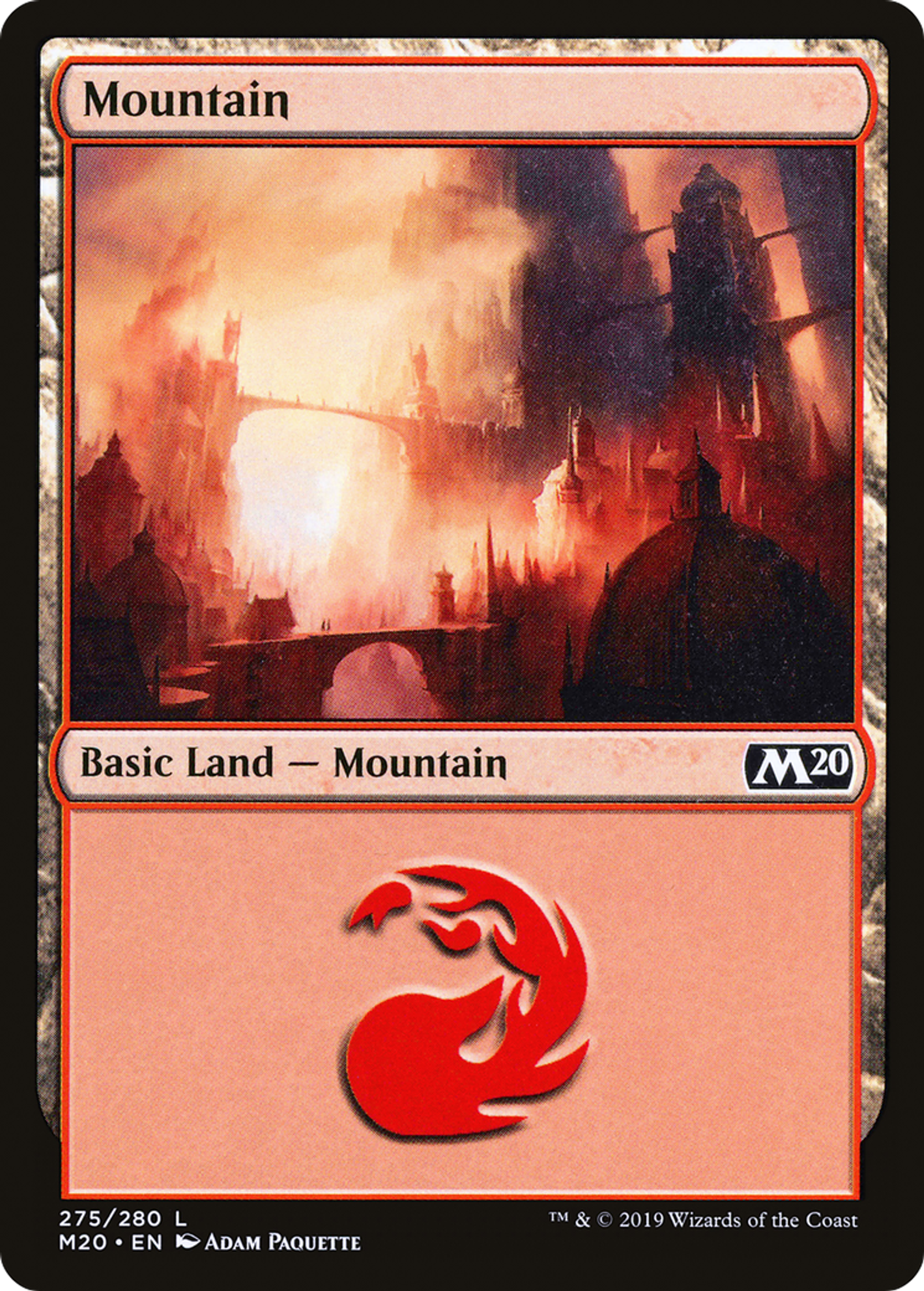 Mountain — Core Set 2020 — Magic: The Gathering