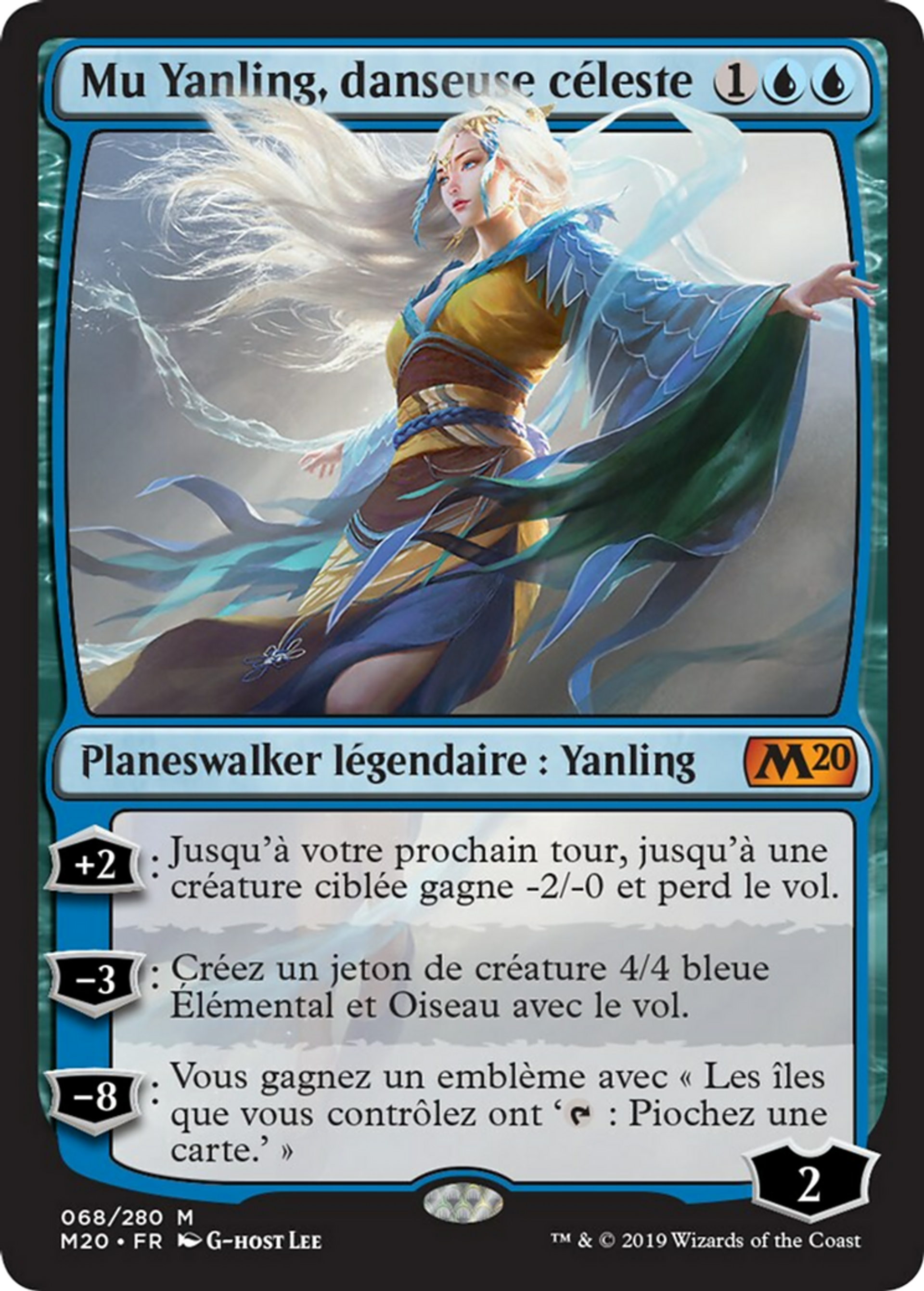 Mu Yanling, danseuse céleste — Core Set 2020 — Magic: The Gathering
