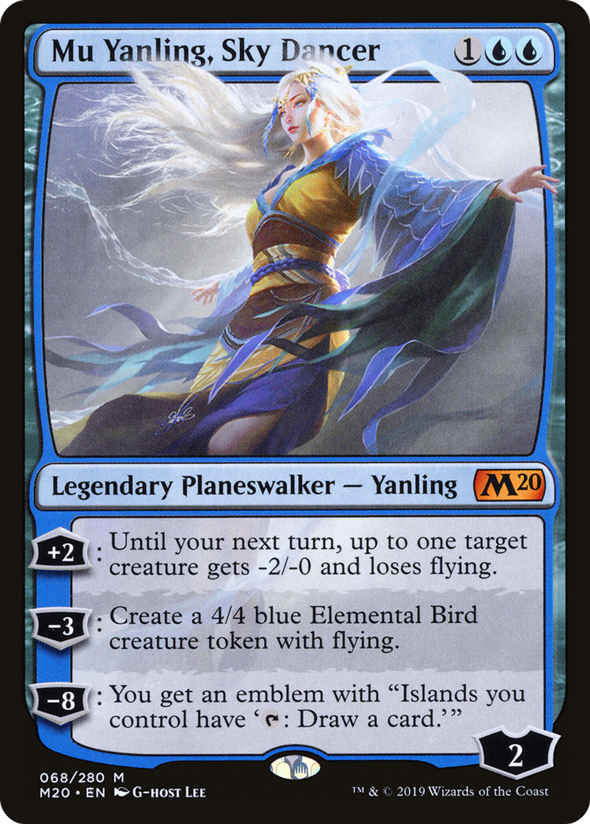 Mu Yanling, Sky Dancer — Core Set 2020 — Magic: The Gathering