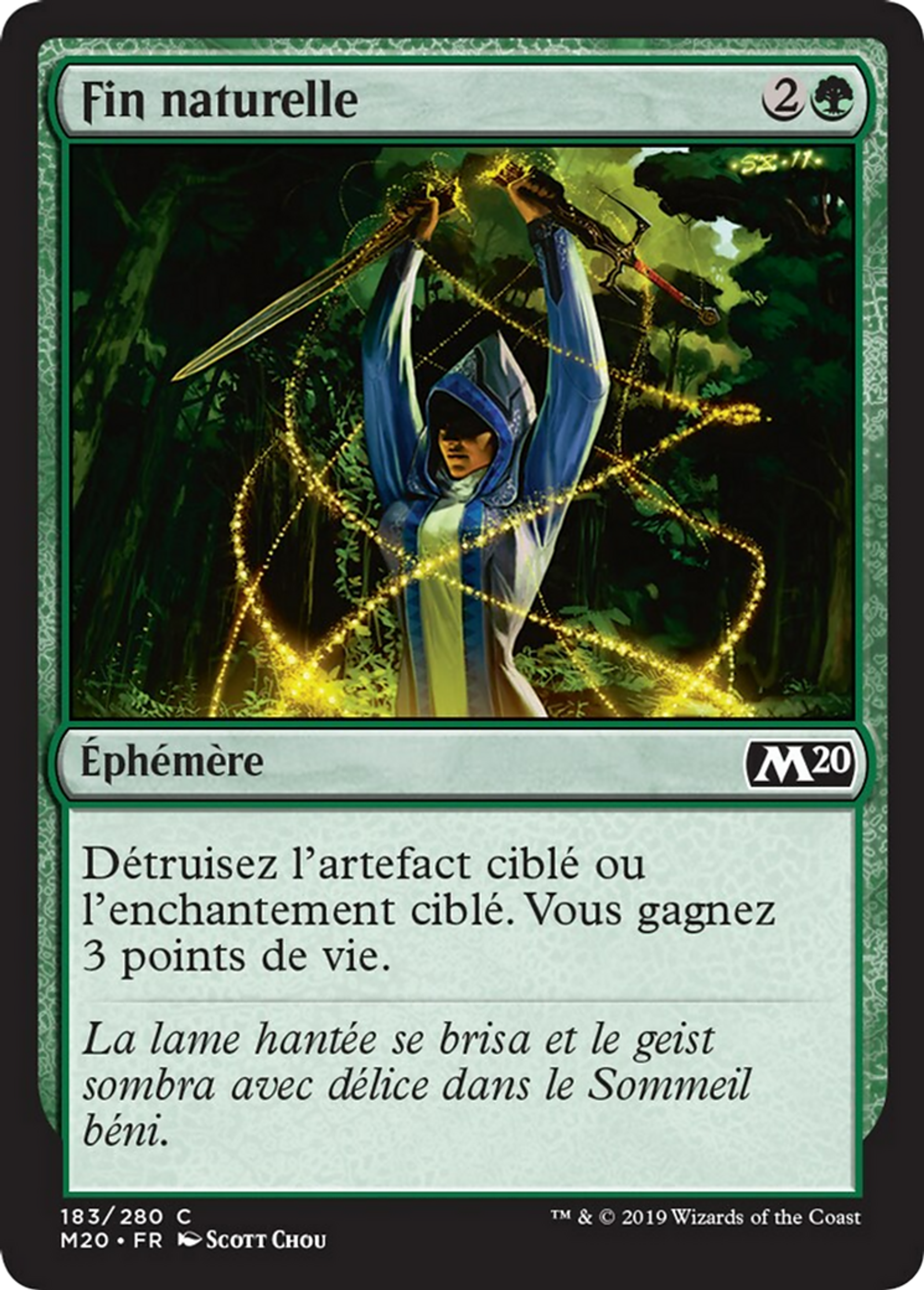 Fin naturelle — Core Set 2020 — Magic: The Gathering