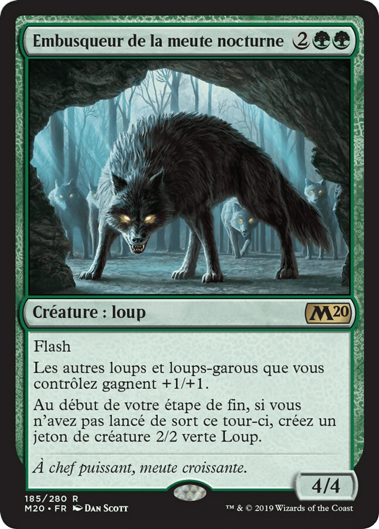 Embusqueur de la meute nocturne — Core Set 2020 — Magic: The Gathering