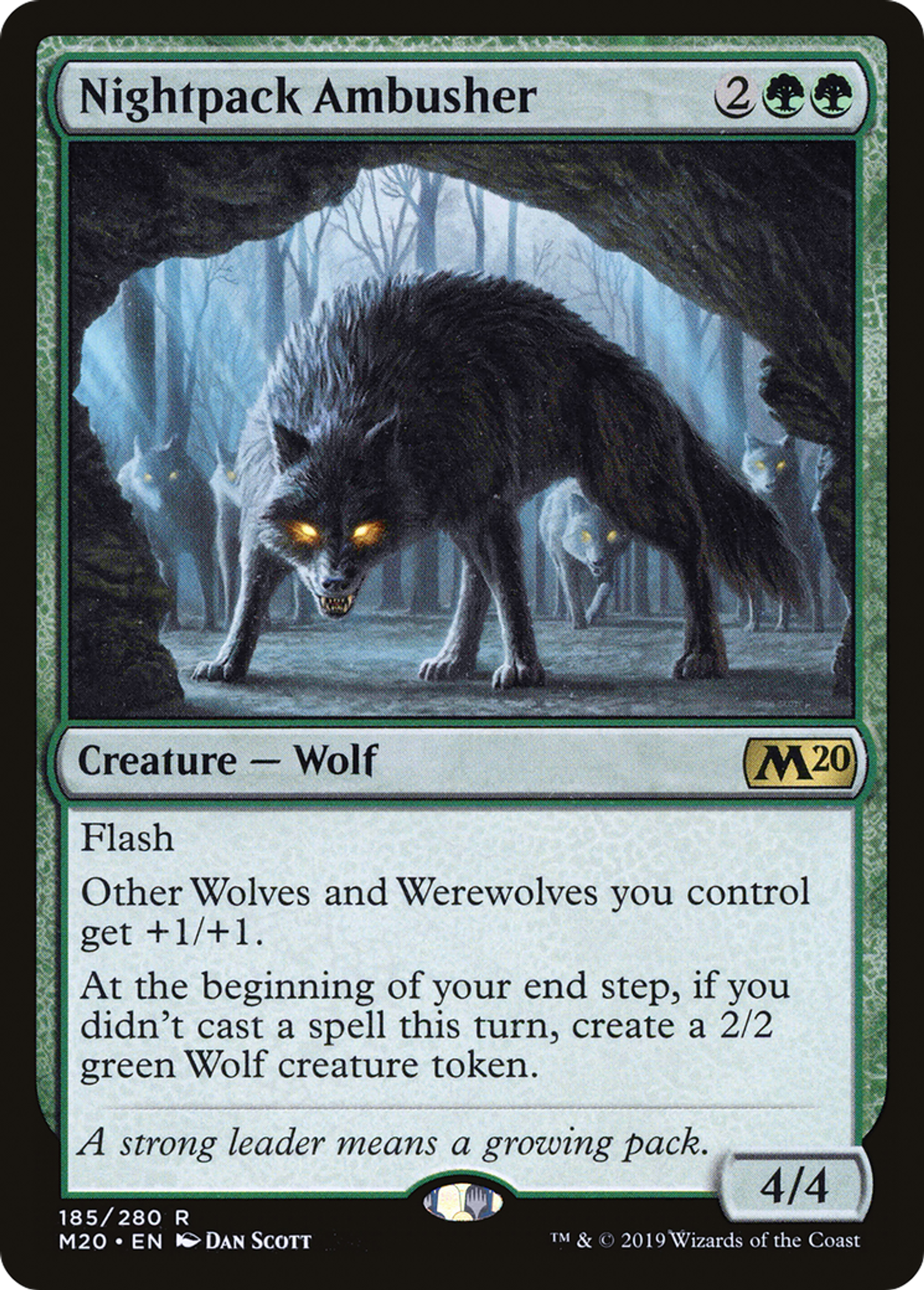 Nightpack Ambusher — Core Set 2020 — Magic: The Gathering