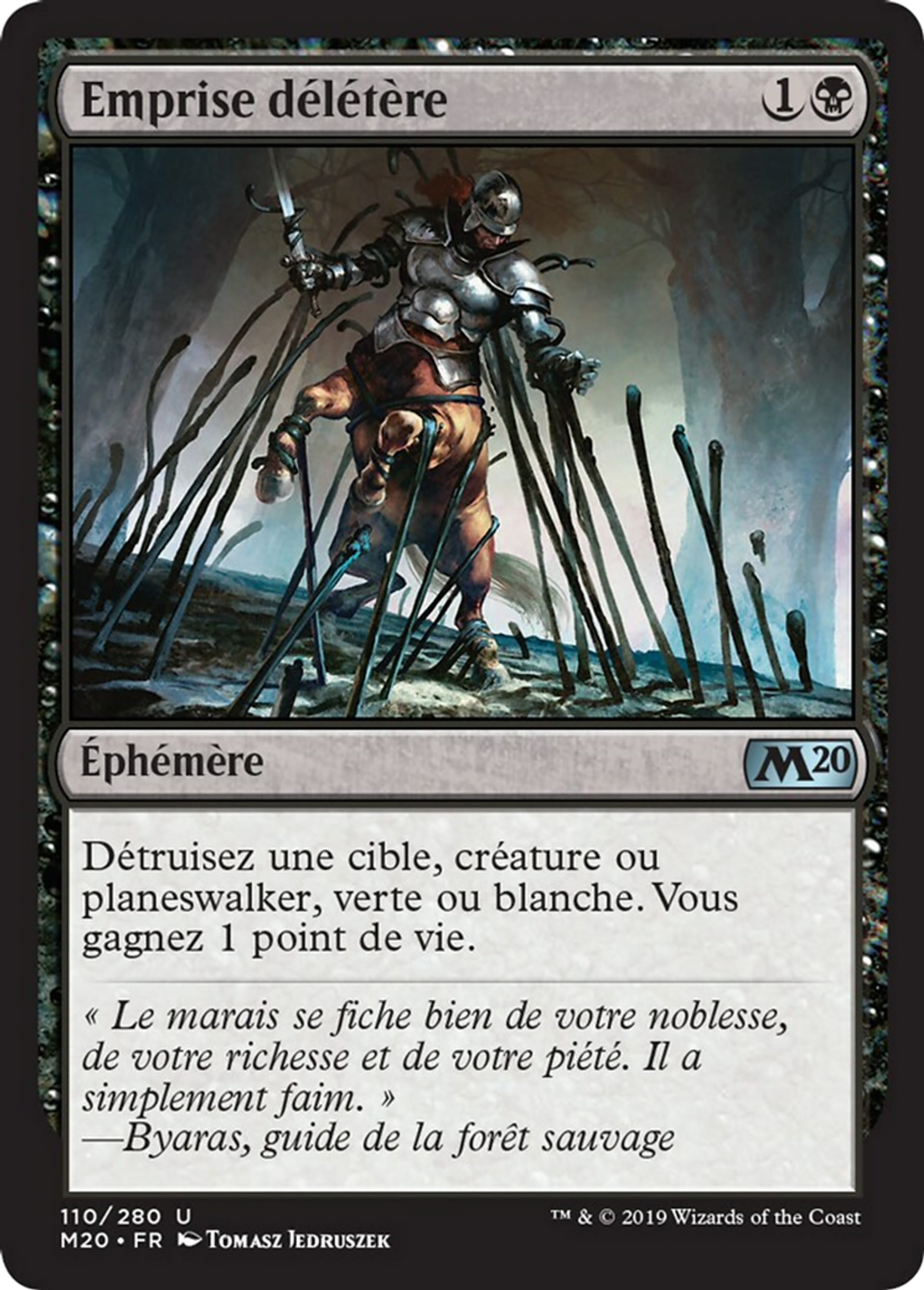 Emprise délétère — Core Set 2020 — Magic: The Gathering