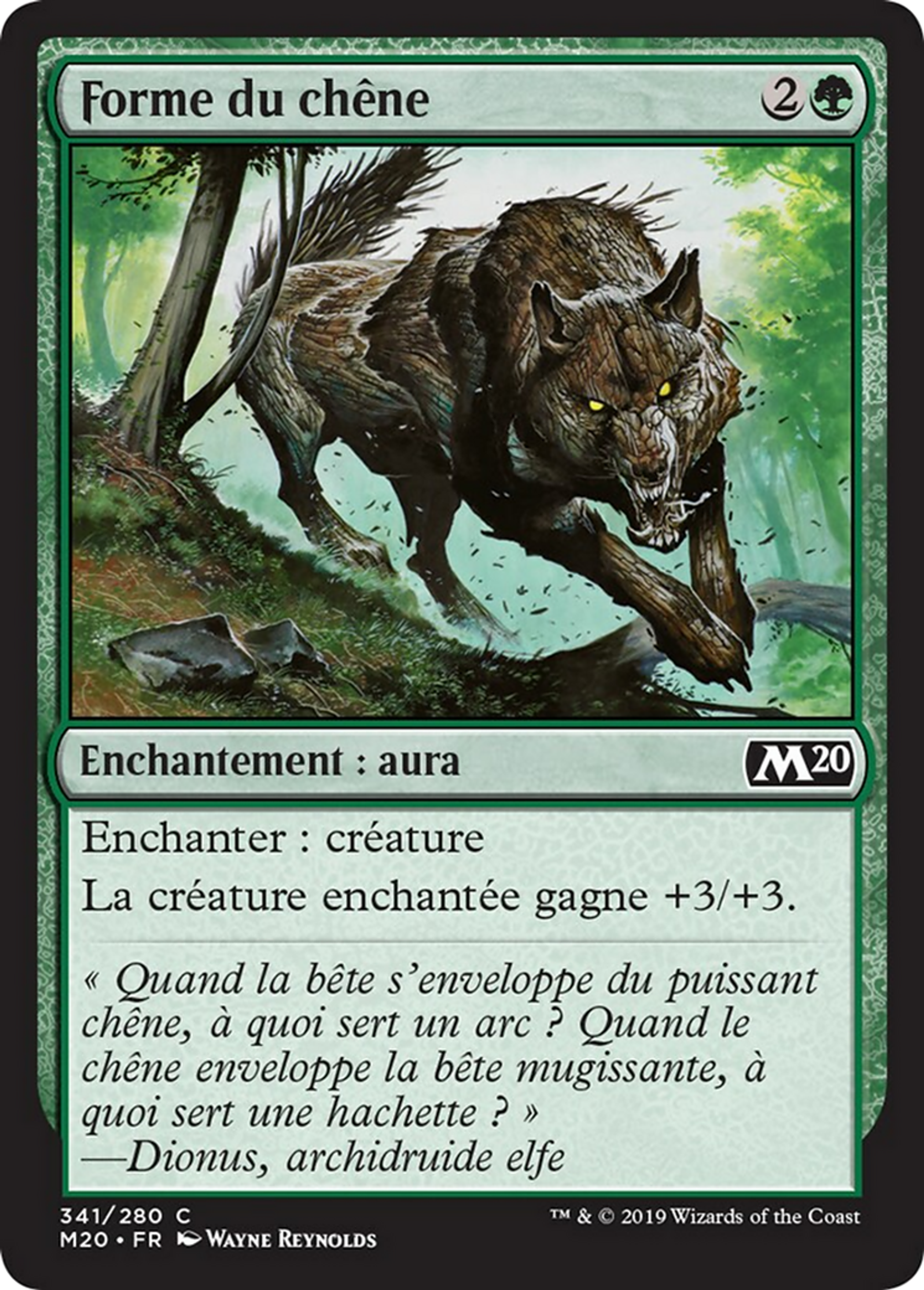 Forme du chêne — Core Set 2020 — Magic: The Gathering