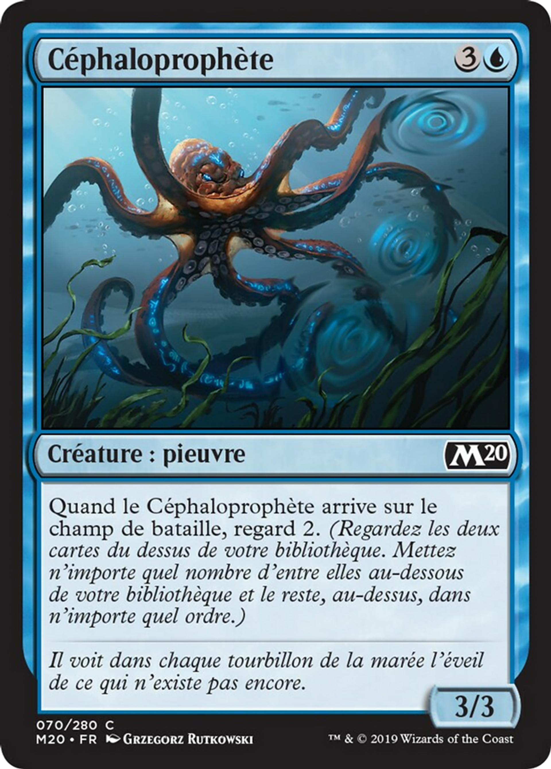 Céphaloprophète — Core Set 2020 — Magic: The Gathering