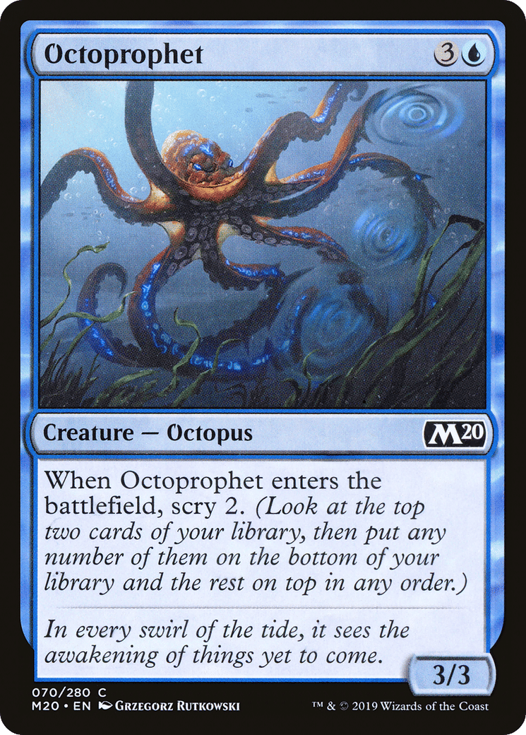 Octoprophet — Core Set 2020 — Magic: The Gathering