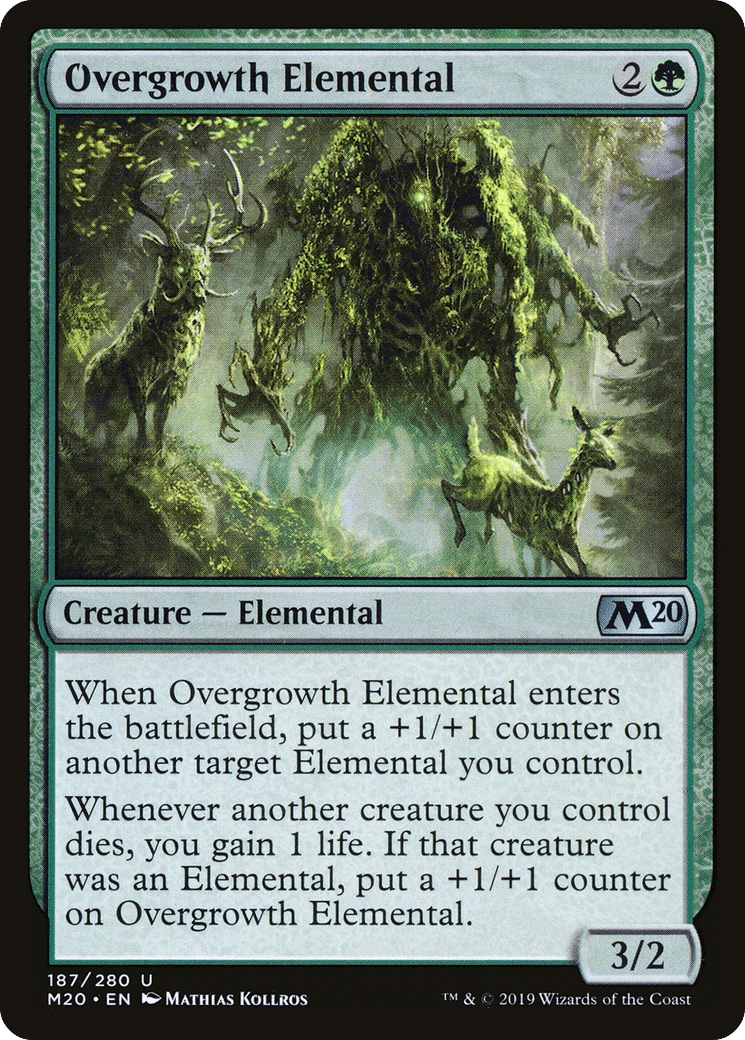 Overgrowth Elemental — Core Set 2020 — Magic: The Gathering