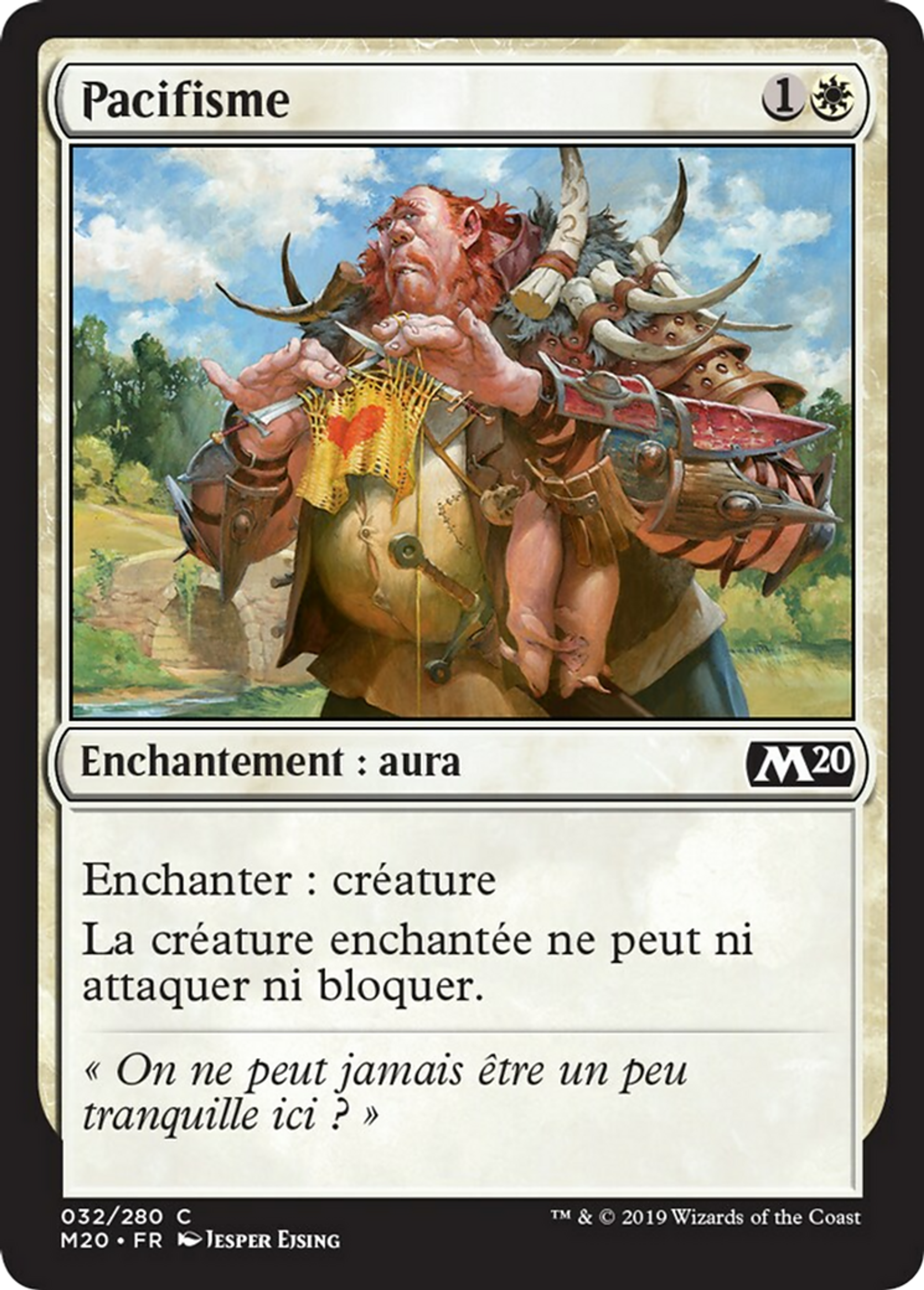 Pacifisme — Core Set 2020 — Magic: The Gathering