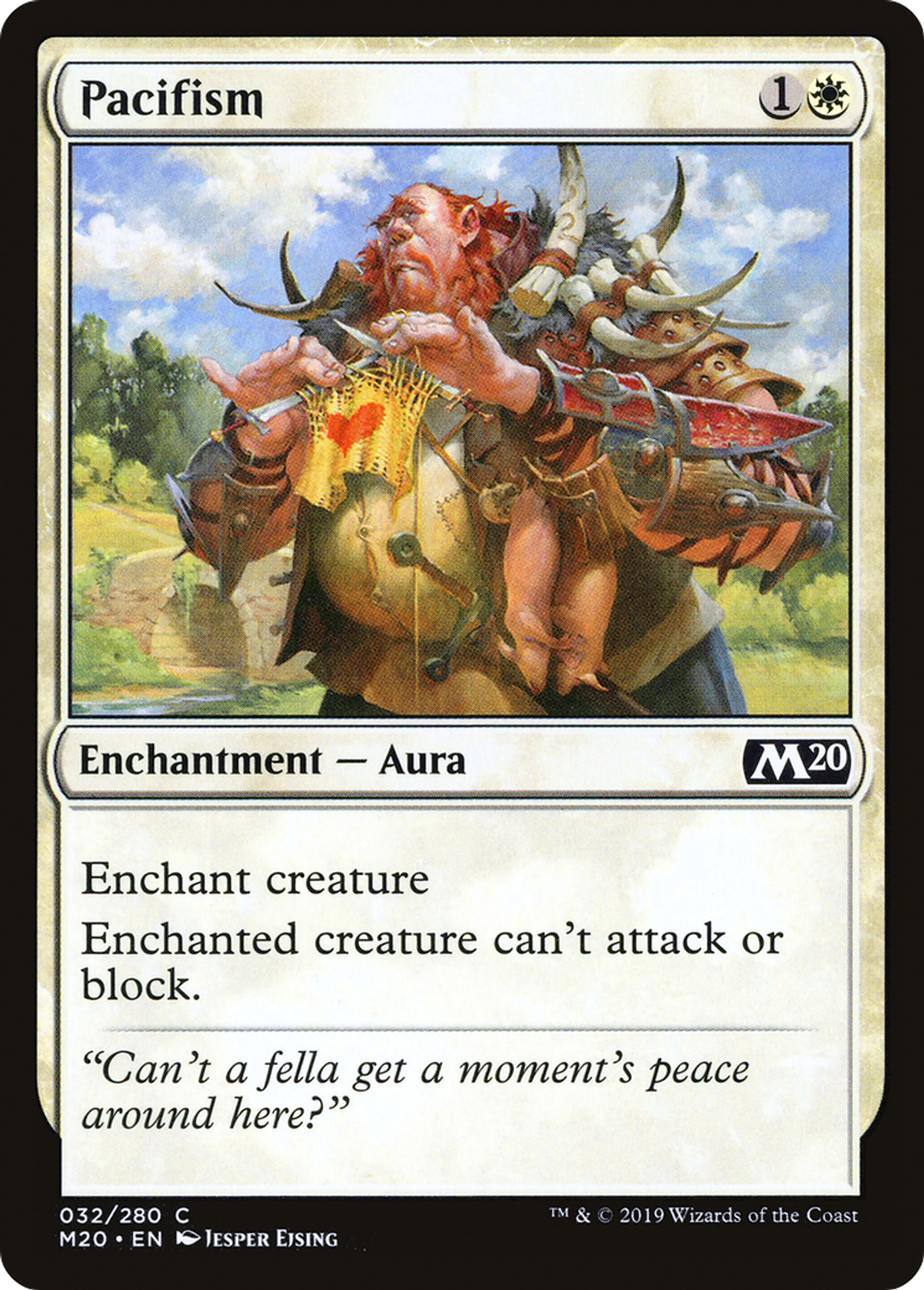 Pacifisme — Core Set 2020 — Magic: The Gathering