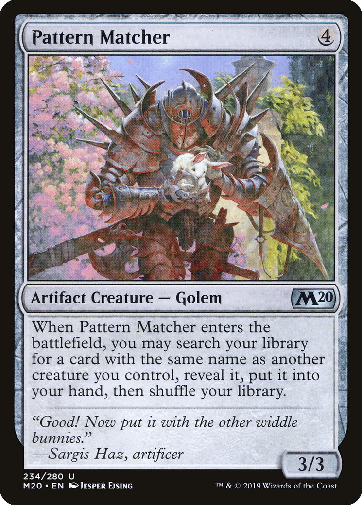 Pattern Matcher — Core Set 2020 — Magic: The Gathering