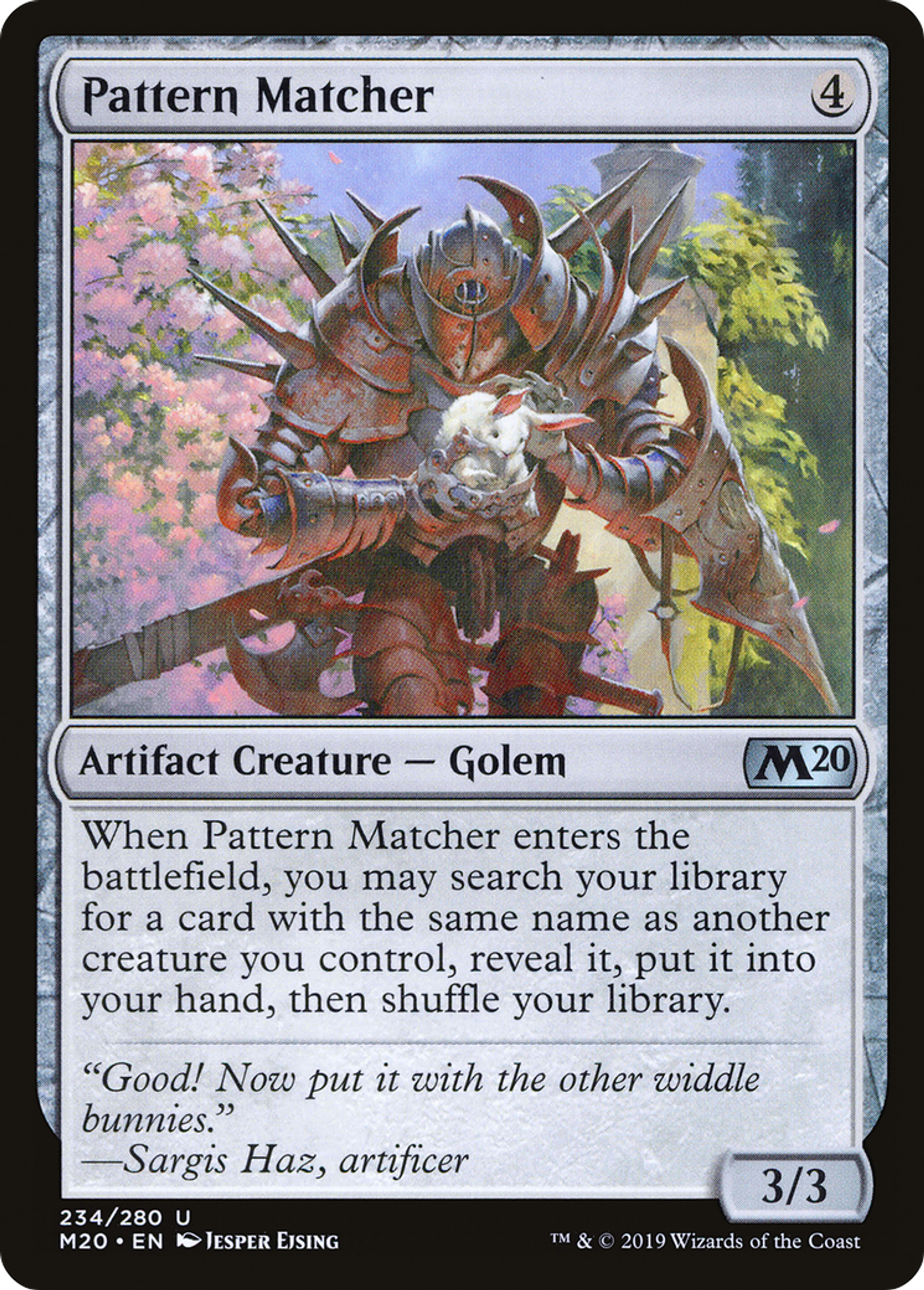 Pattern Matcher — Core Set 2020 — Magic: The Gathering