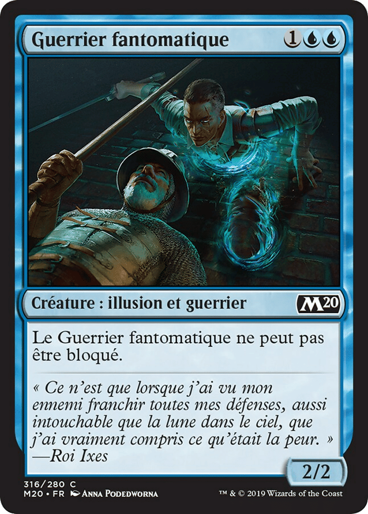 Guerrier fantomatique — Core Set 2020 — Magic: The Gathering