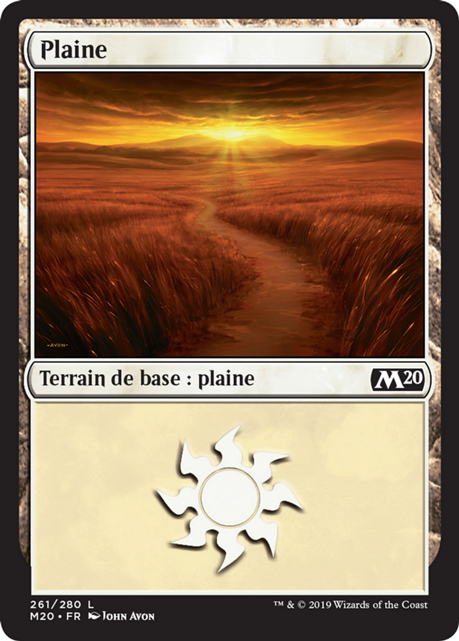 Plaine — Core Set 2020 — Magic: The Gathering