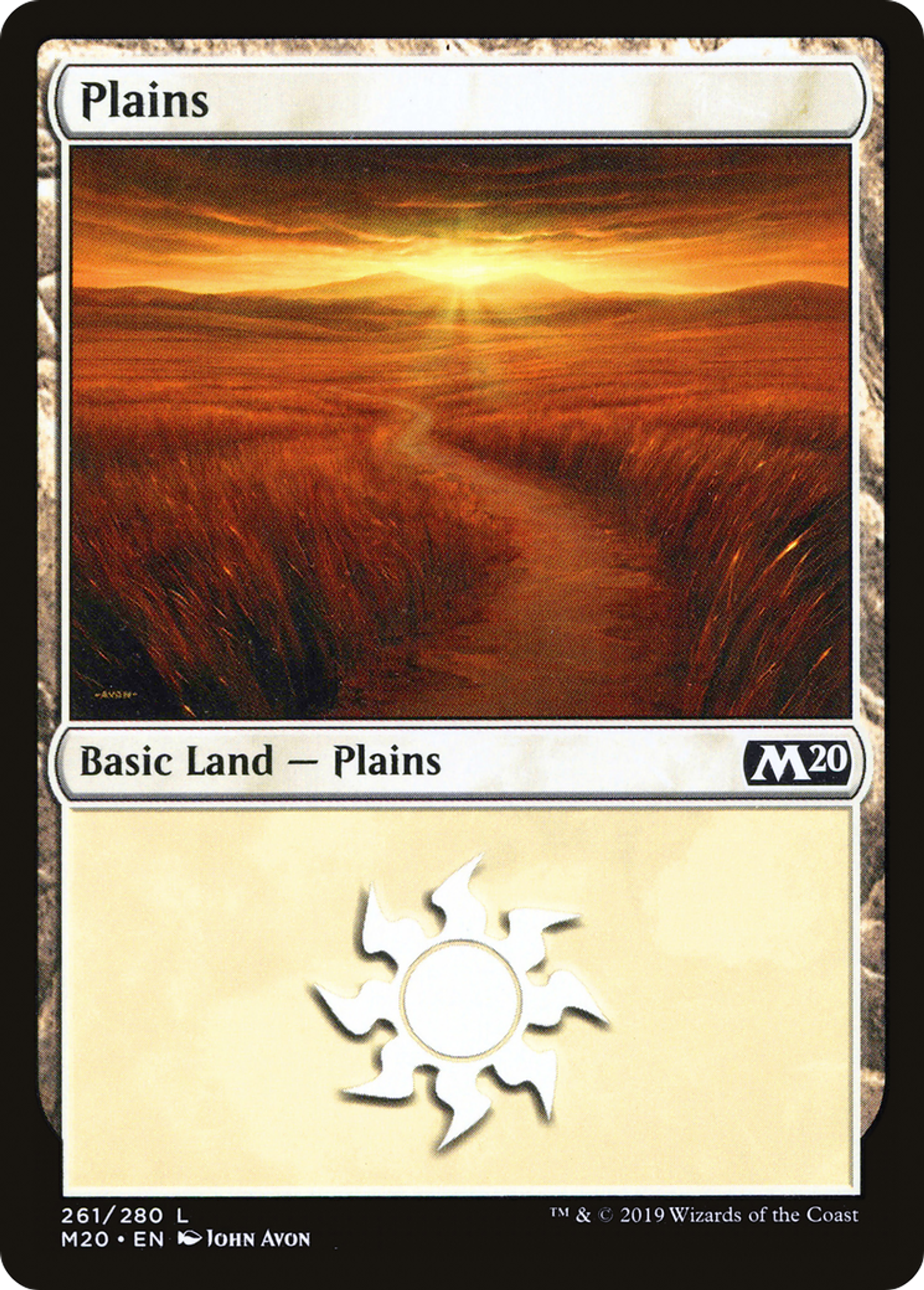 Plaine — Core Set 2020 — Magic: The Gathering