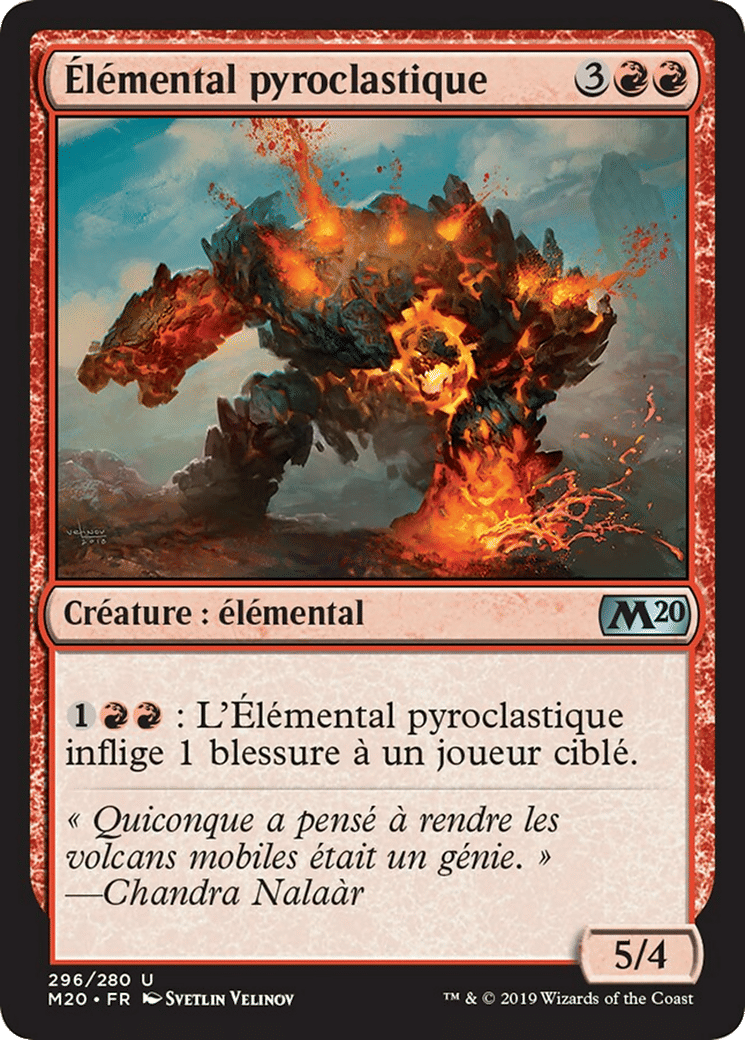 Élémental pyroclastique — Core Set 2020 — Magic: The Gathering
