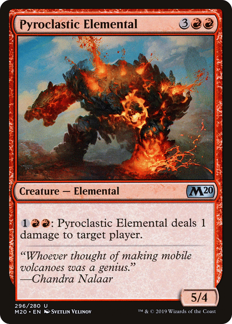 Pyroclastic Elemental — Core Set 2020 — Magic: The Gathering