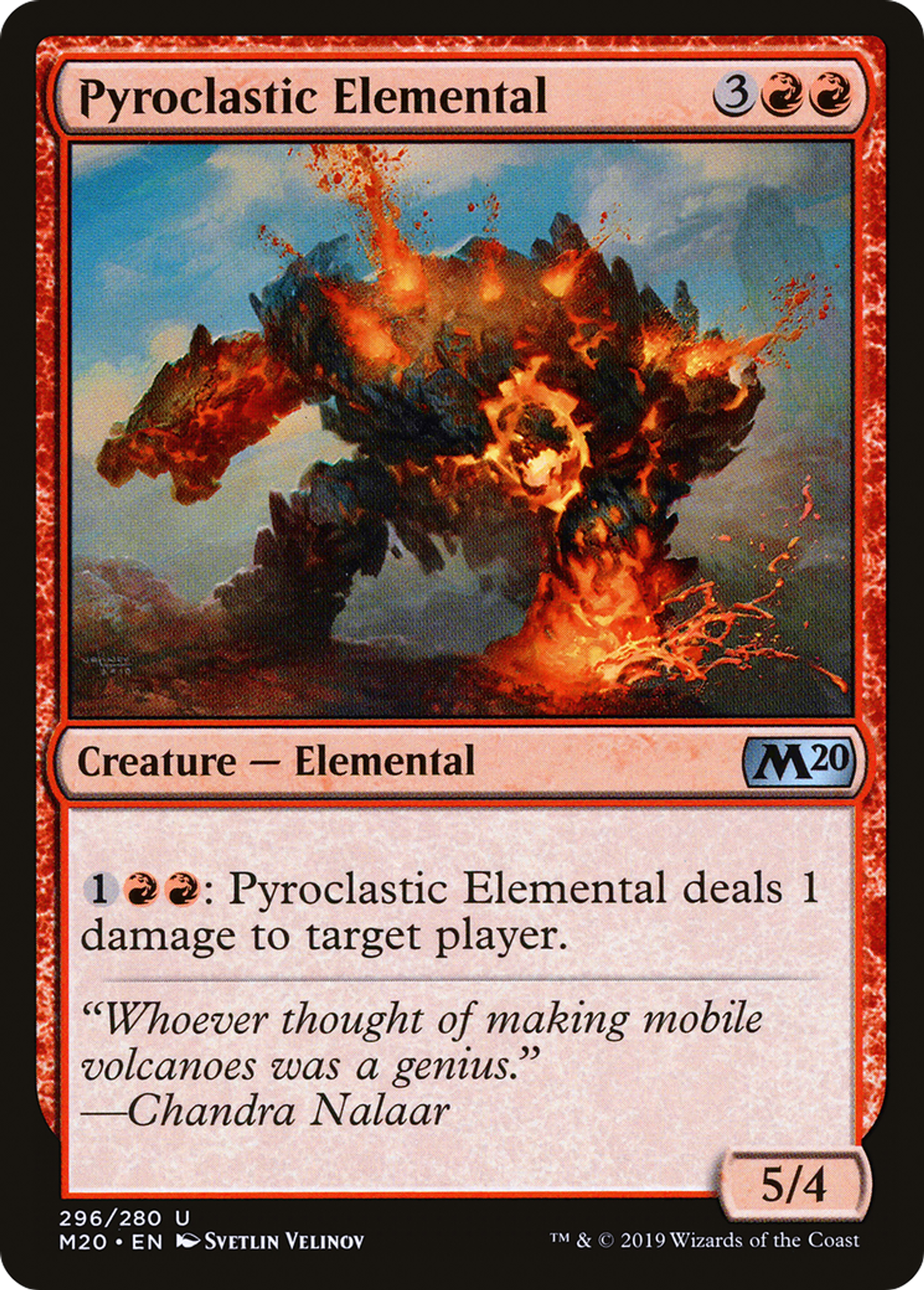 Pyroclastic Elemental — Core Set 2020 — Magic: The Gathering