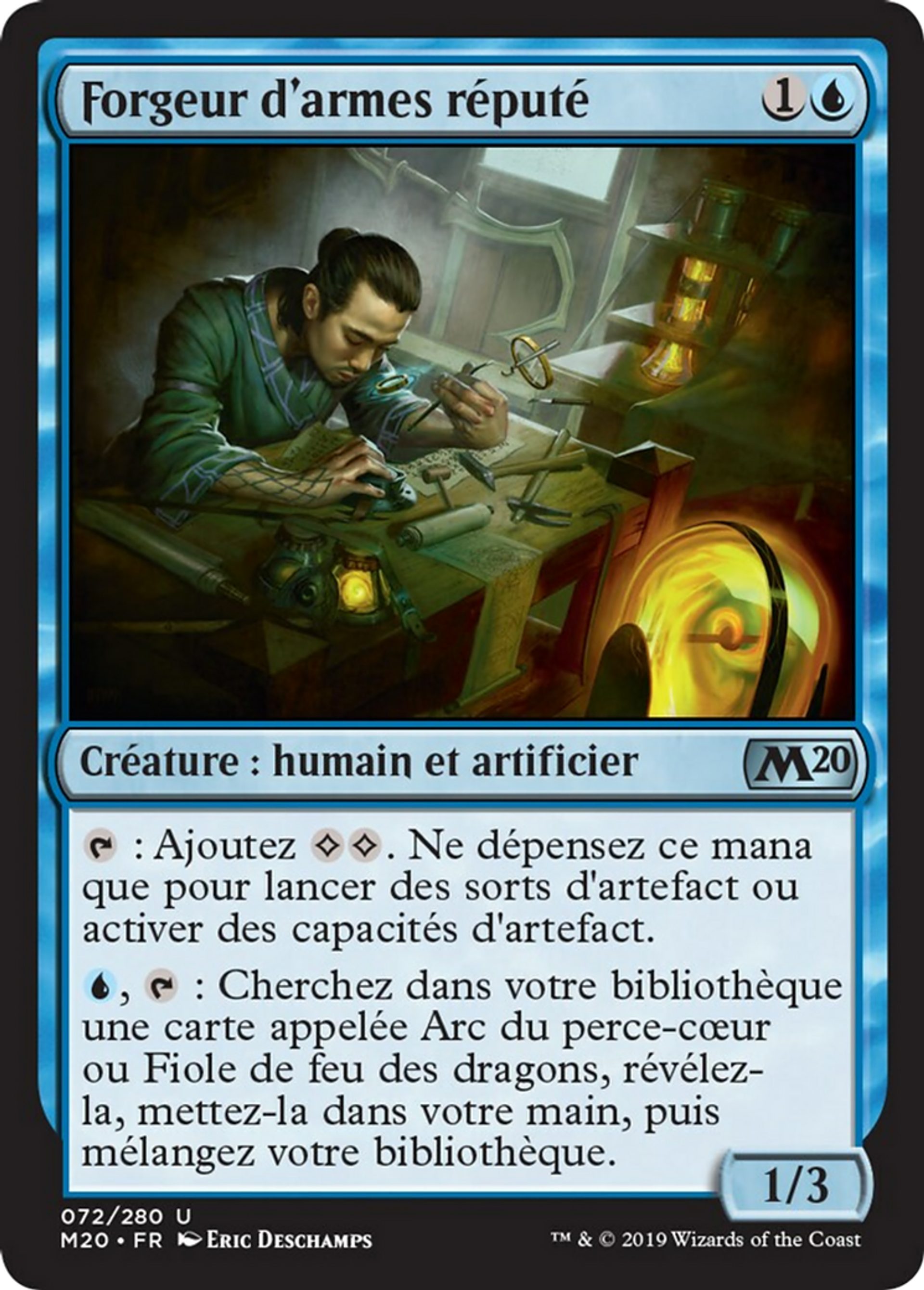 Forgeur d'armes réputé — Core Set 2020 — Magic: The Gathering